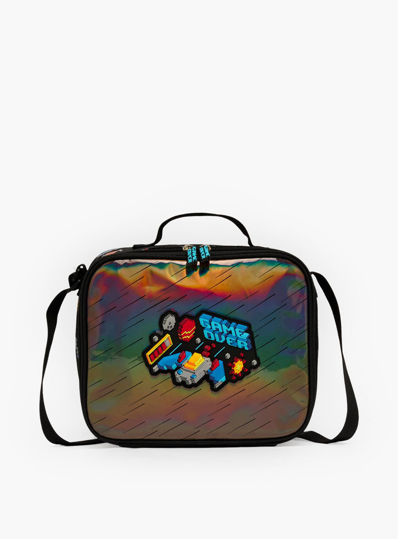 Game Print Lunch Bag for Boys 5-8 Years with Insulation-school-lunchessentials-lunchbags-image-1