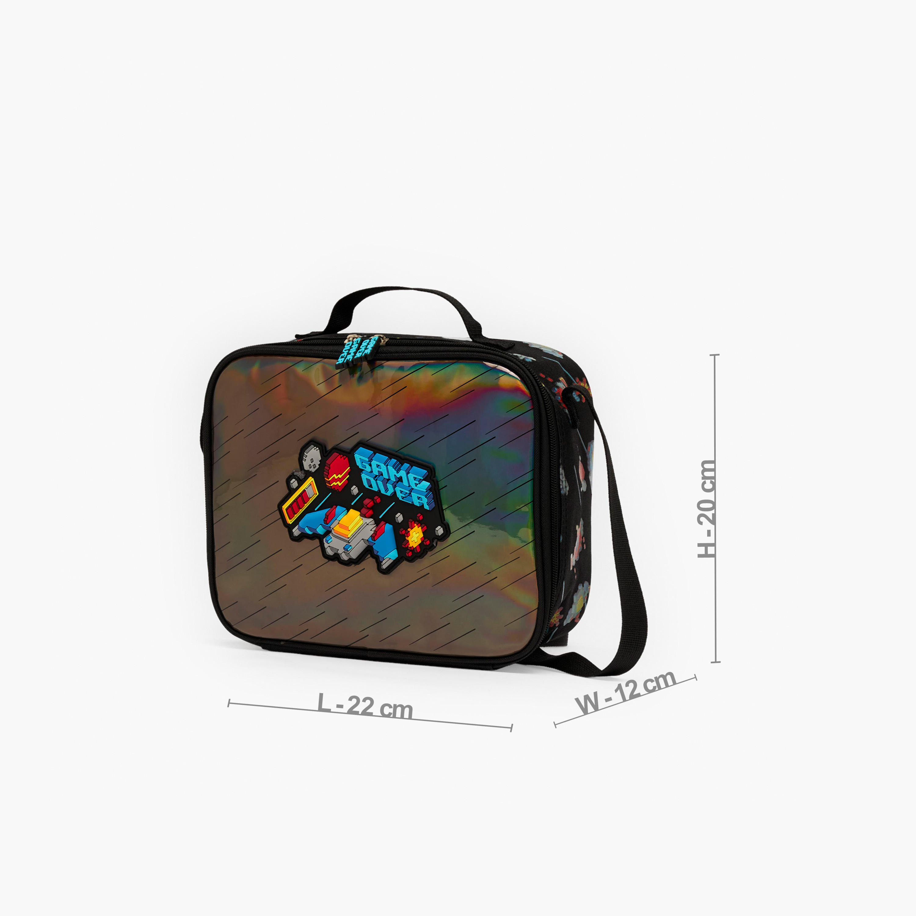 Game Print Lunch Bag for Boys 5-8 Years with Insulation-school-lunchessentials-lunchbags-image-6
