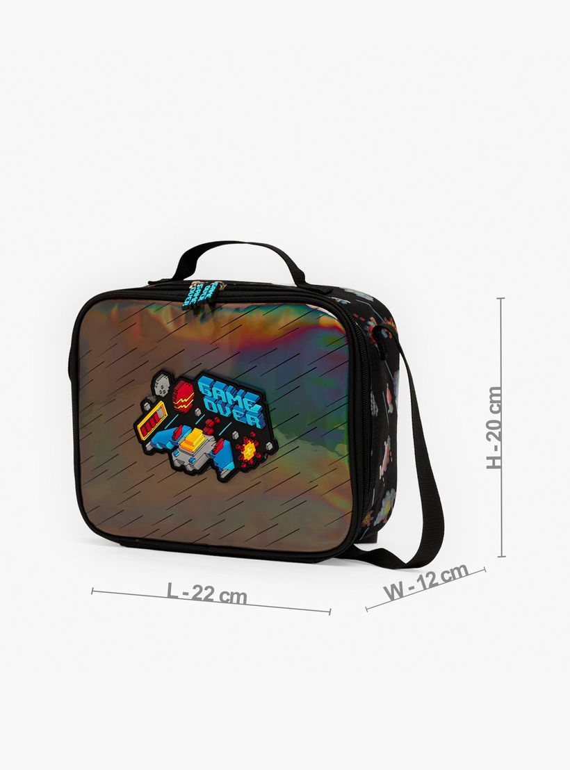 Game Print Lunch Bag for Boys 5-8 Years with Insulation-school-lunchessentials-lunchbags-image-6