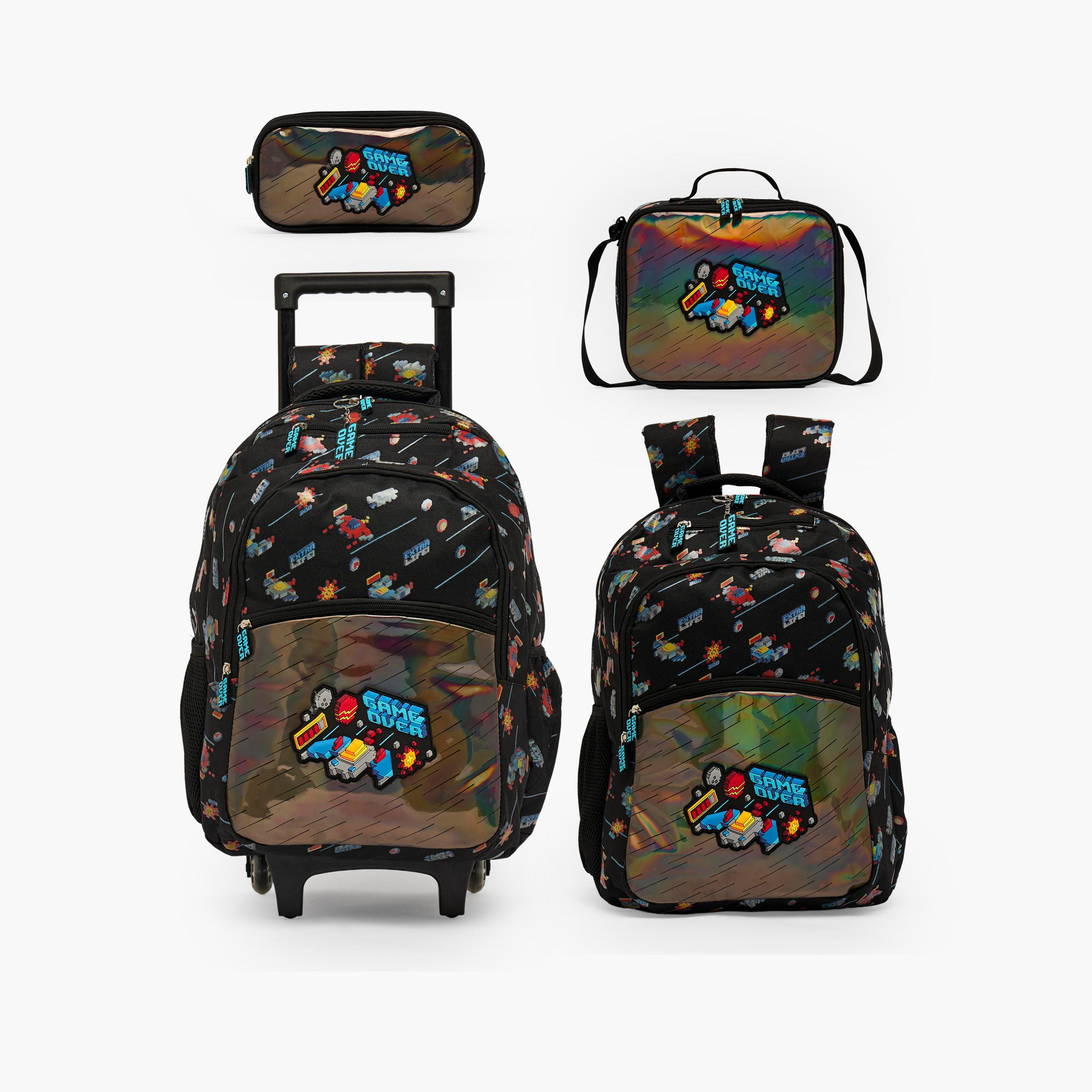 Game Print Lunch Bag for Boys 5-8 Years with Insulation-school-lunchessentials-lunchbags-image-8