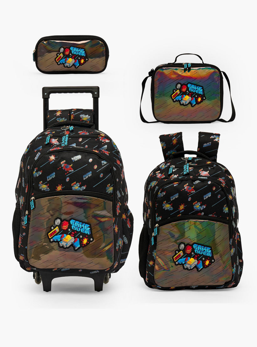 Game Print Lunch Bag for Boys 5-8 Years with Insulation-school-lunchessentials-lunchbags-image-8
