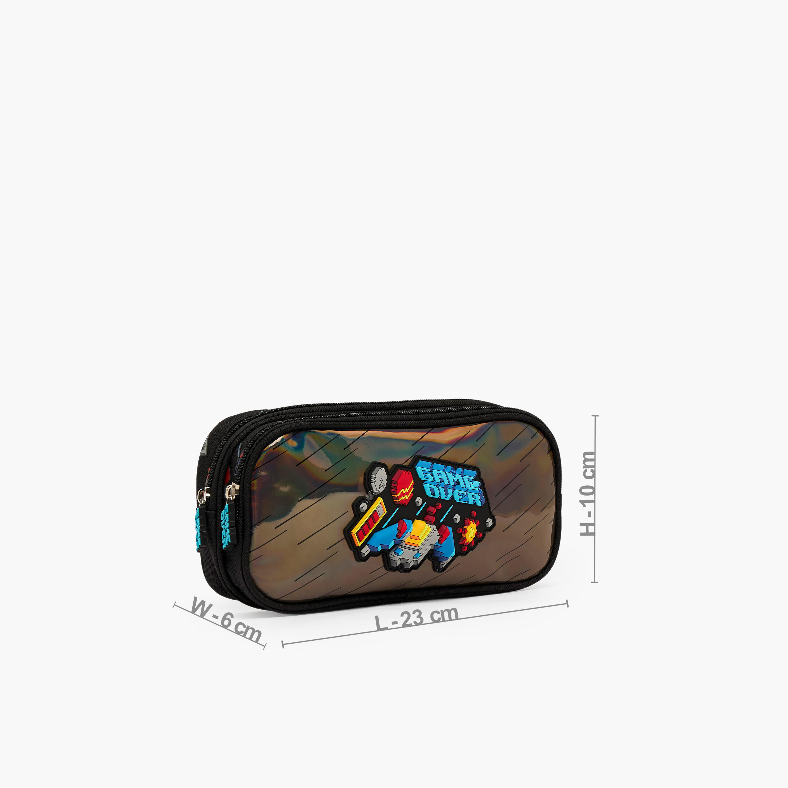 Game Accent Pencil Pouch with 2 Compartments-school-stationery-pencilcases-image-4