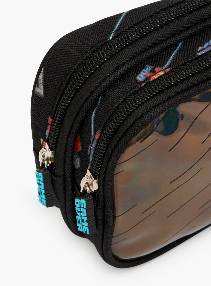 Game Accent Pencil Pouch with 2 Compartments-school-stationery-pencilcases-image-5