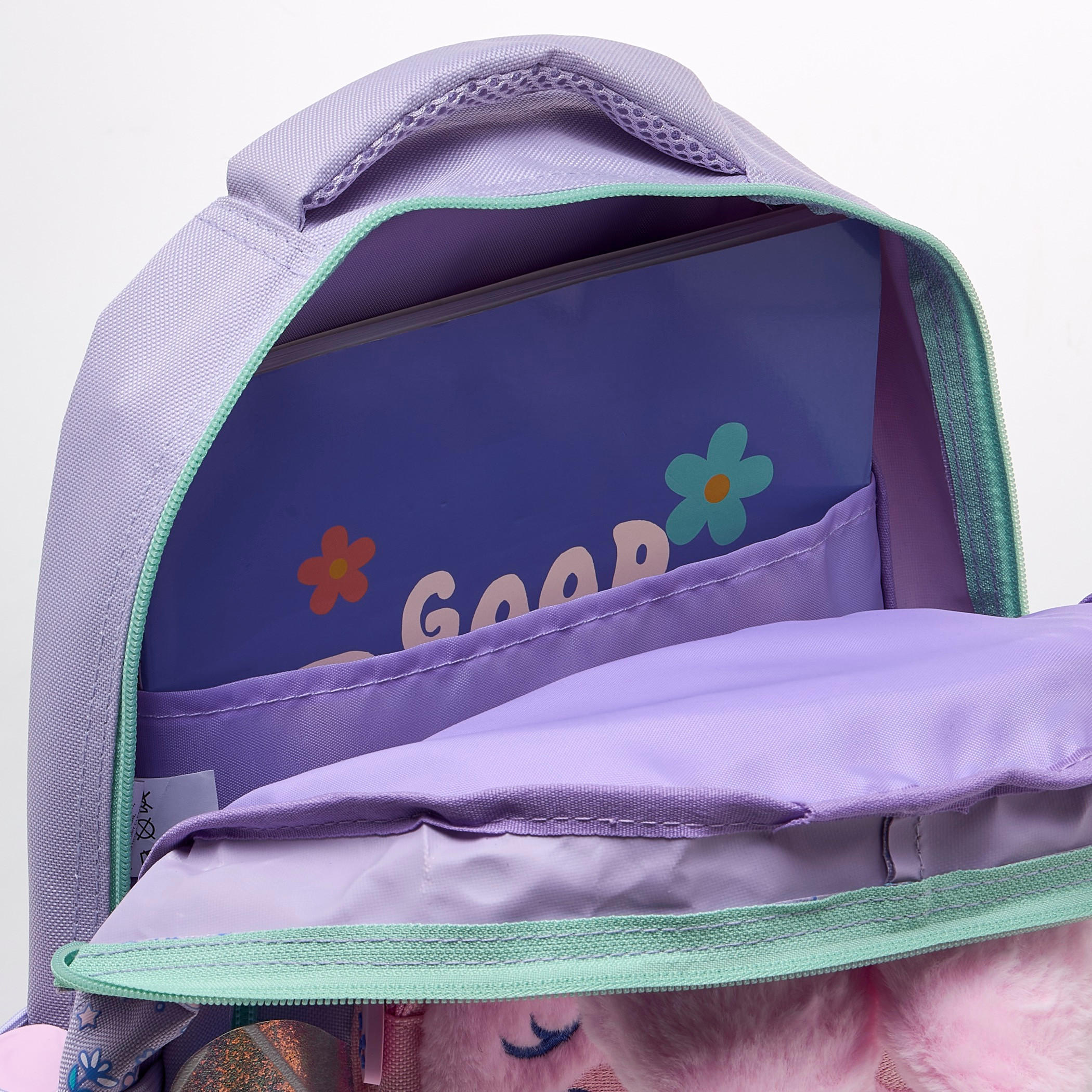 Bunny Applique Backpack for Girls 2-5 Years with Padded Straps - 14 inch-school-bagsandbackpacks-backpacks-image-6