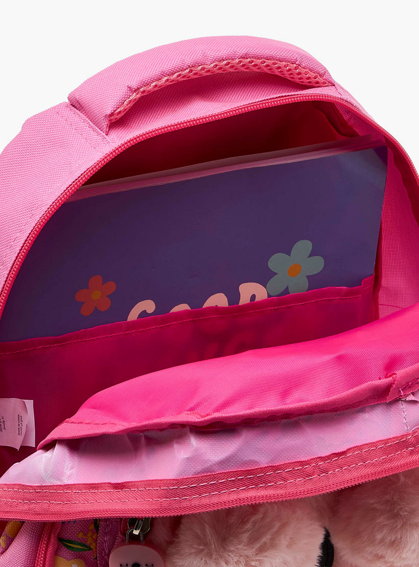 Koala Print Backpack for Girls 2-5 Years with Padded Straps - 14 inch-school-bagsandbackpacks-backpacks-image-6