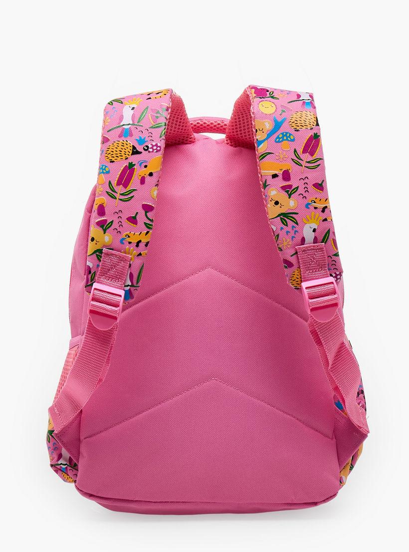 Koala Print Backpack for Girls 2-5 Years with Padded Straps - 14 inch-school-bagsandbackpacks-backpacks-image-9