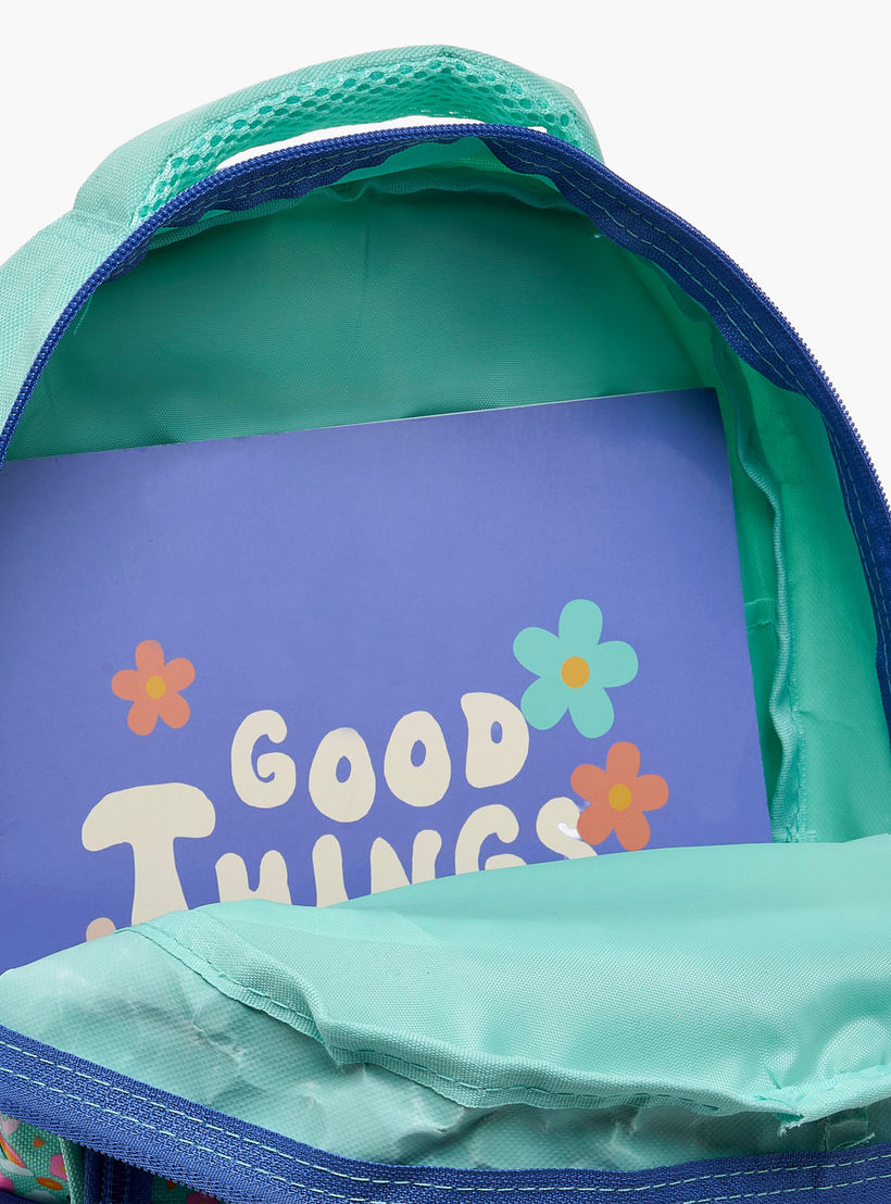 شنطة ظهر بسحاب إغلاق ودمية أرنب للبنات بعمر 2-5 سنوات - 14 بوصة-school-bagsandbackpacks-backpacks-image-6
