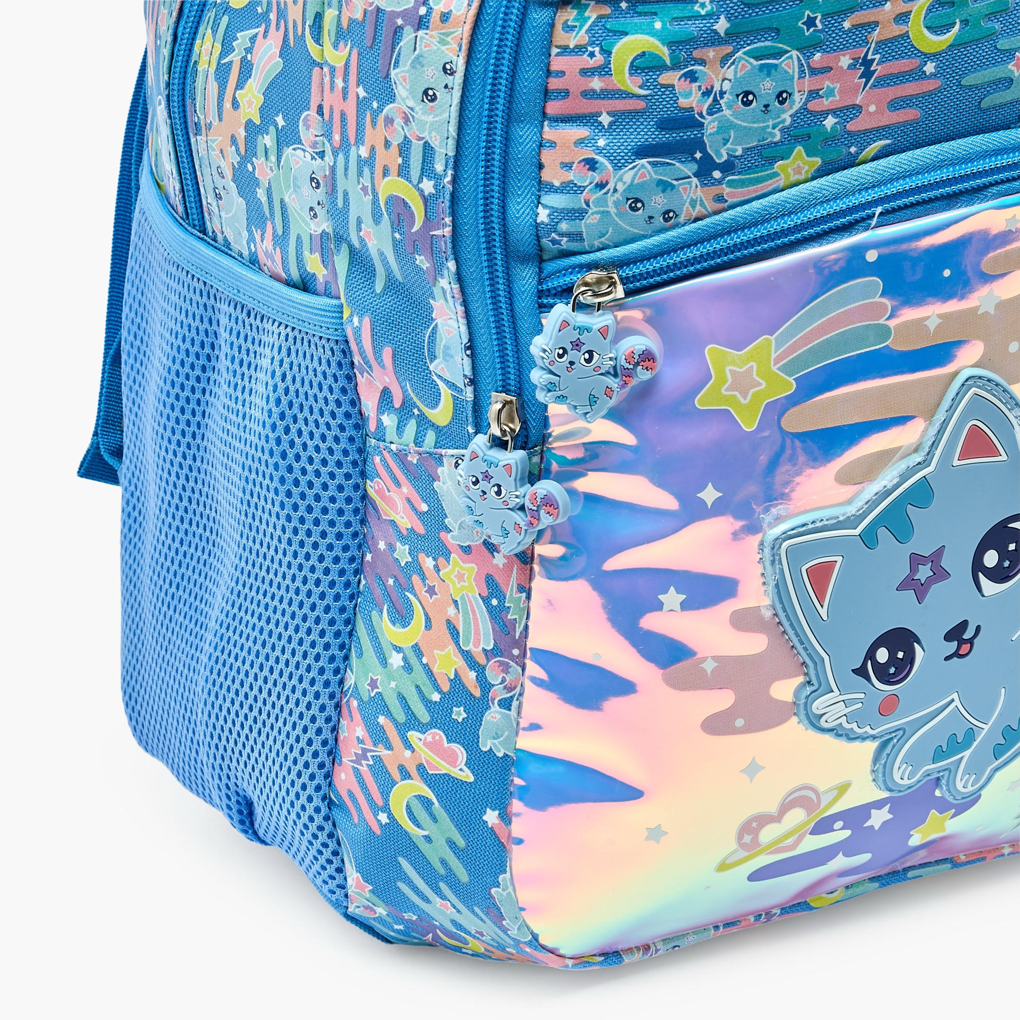 شنطة ظهر بطبعات وأحزمة كتف مبطنة للبنات 8 - 13 سنة - 17 بوصة-school-bagsandbackpacks-backpacks-image-4