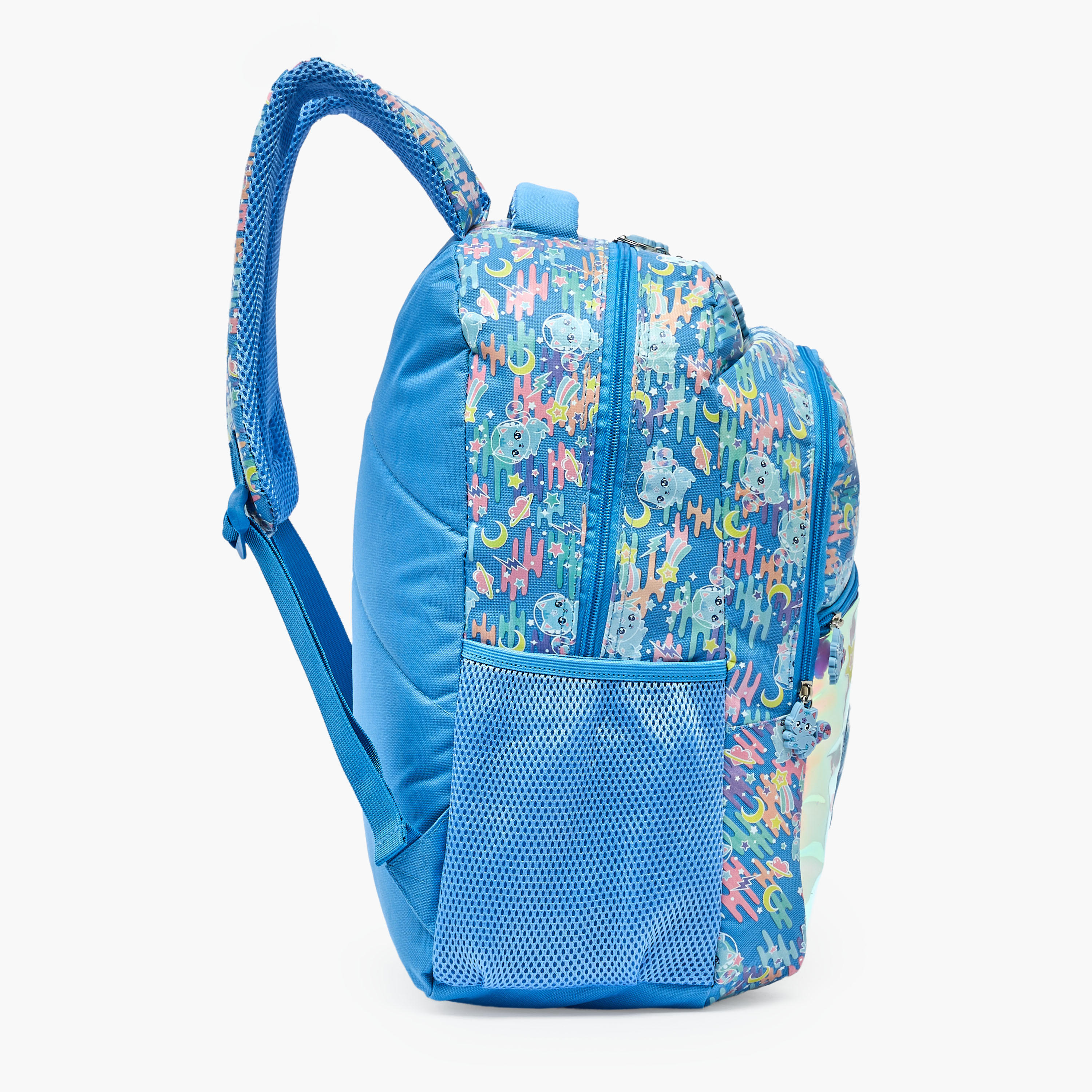 شنطة ظهر بطبعات وأحزمة كتف مبطنة للبنات 8 - 13 سنة - 17 بوصة-school-bagsandbackpacks-backpacks-image-7