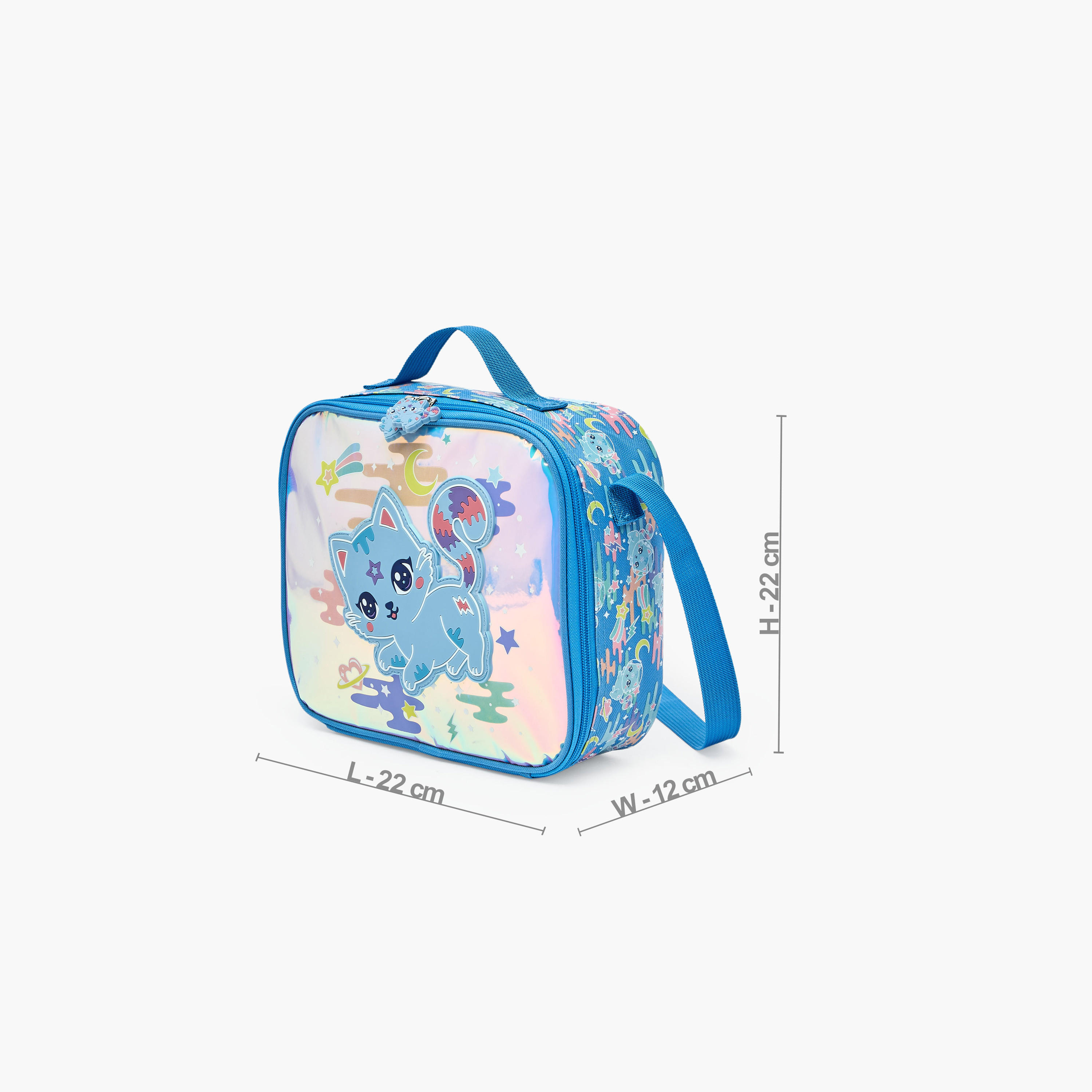 Cat Print Lunch Bag for Girls 5-8 Years with Insulation-school-lunchessentials-lunchbags-image-6