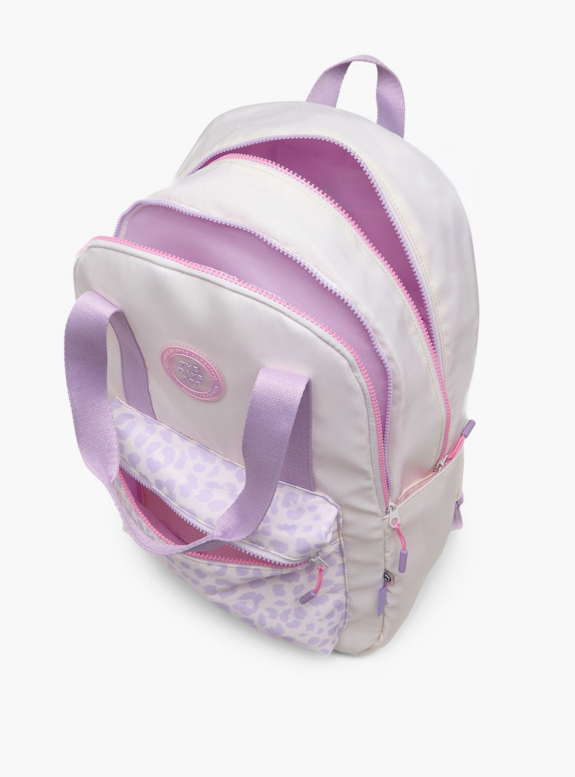 Mayfair Printed Backpack for Girls 8-13 Years with Adjustable Shoulder Straps - 18 inches-school-bagsandbackpacks-backpacks-image-6