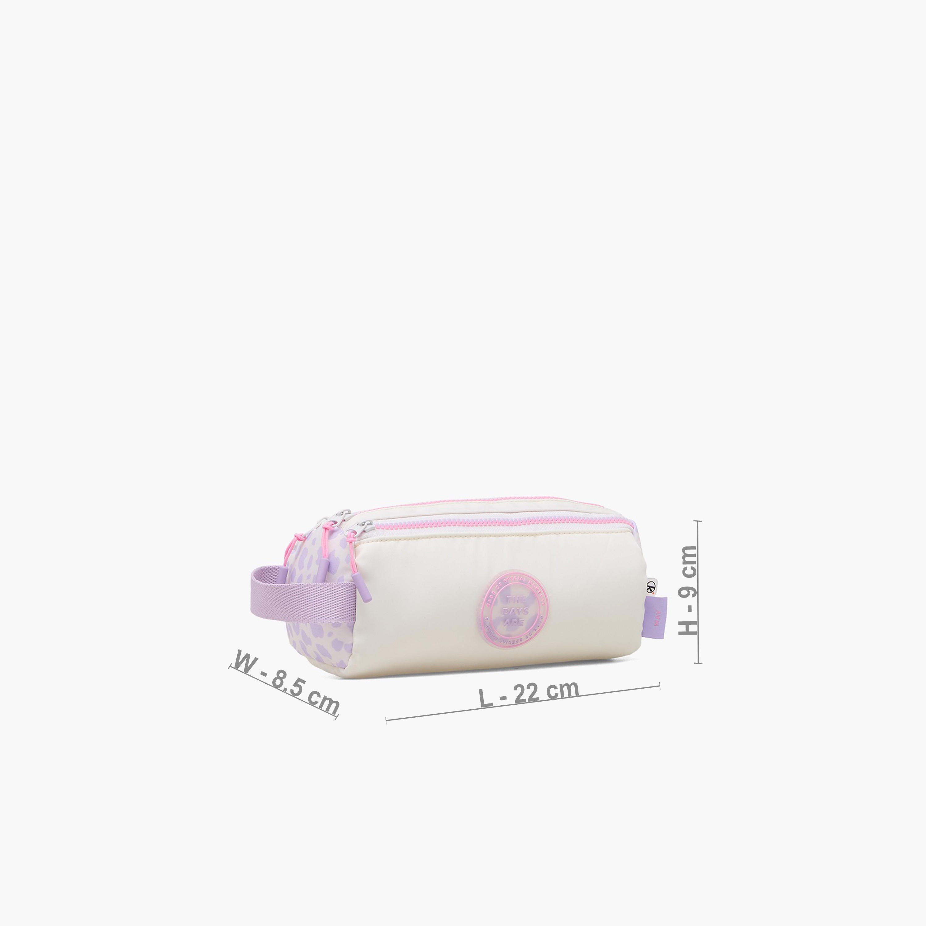 Mayfair Printed Pencil Pouch with 3 Compartments-school-stationery-pencilcases-image-3