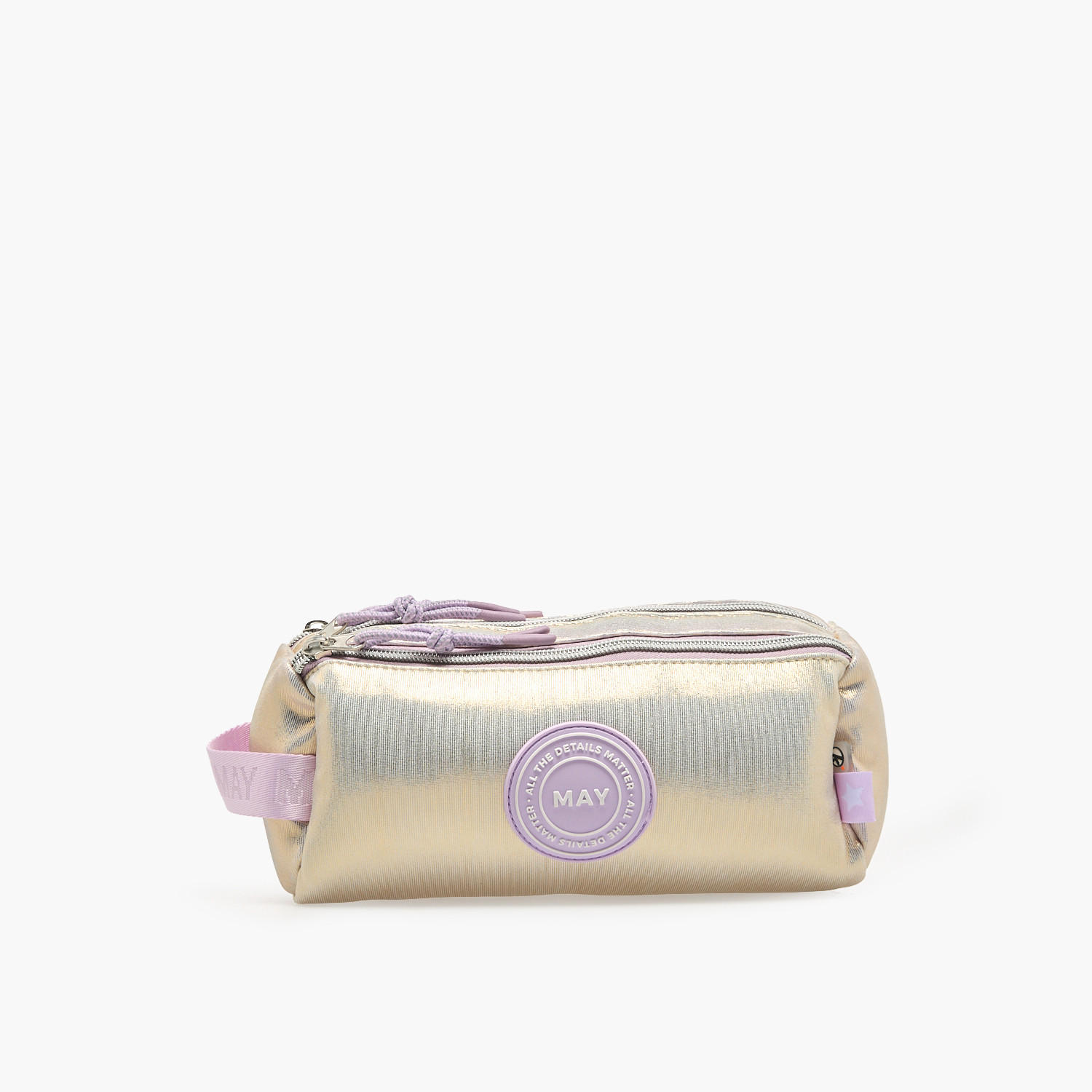 Mayfair Iridescent Pencil Pouch with 3 Compartments-school-stationery-pencilcases-image-1