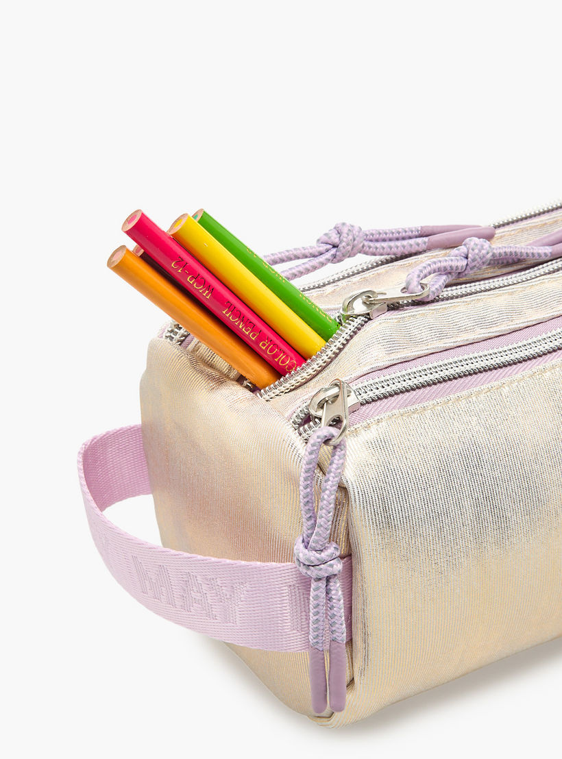 Mayfair Iridescent Pencil Pouch with 3 Compartments-school-stationery-pencilcases-image-6
