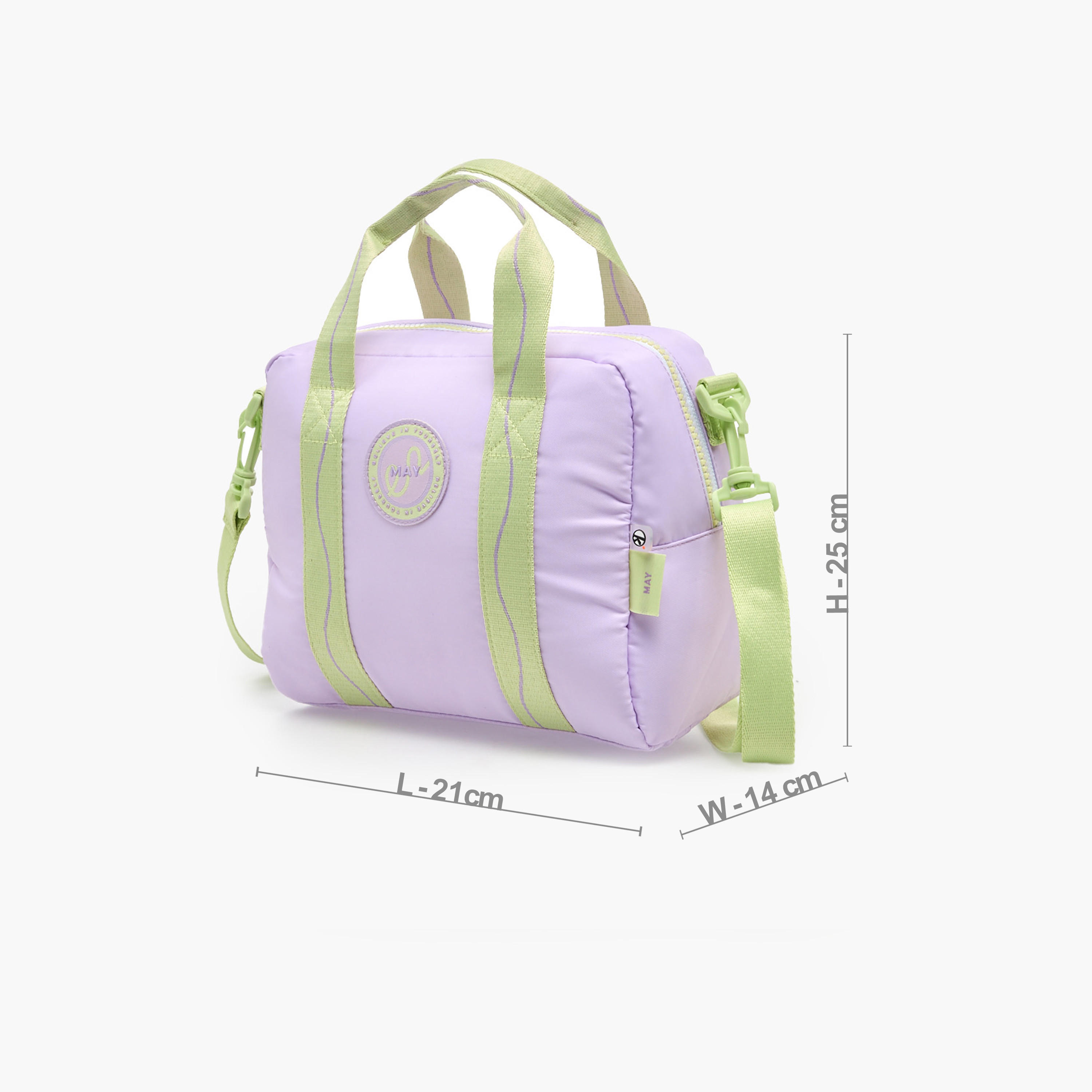 Mayfair Solid Lunch Bag for Girls 8-13 Years with Insulation-school-lunchessentials-lunchbags-image-6