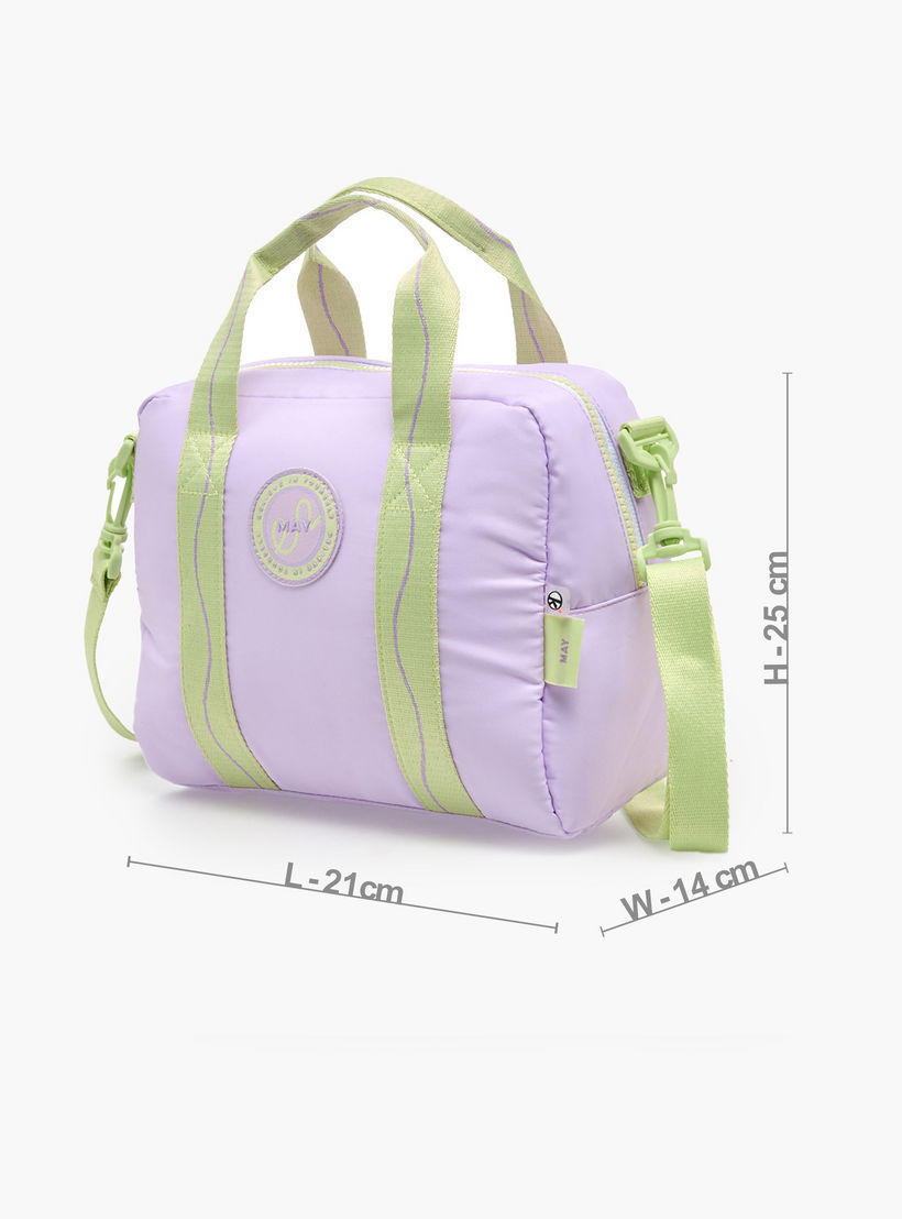 Mayfair Solid Lunch Bag for Girls 8-13 Years with Insulation-school-lunchessentials-lunchbags-image-6