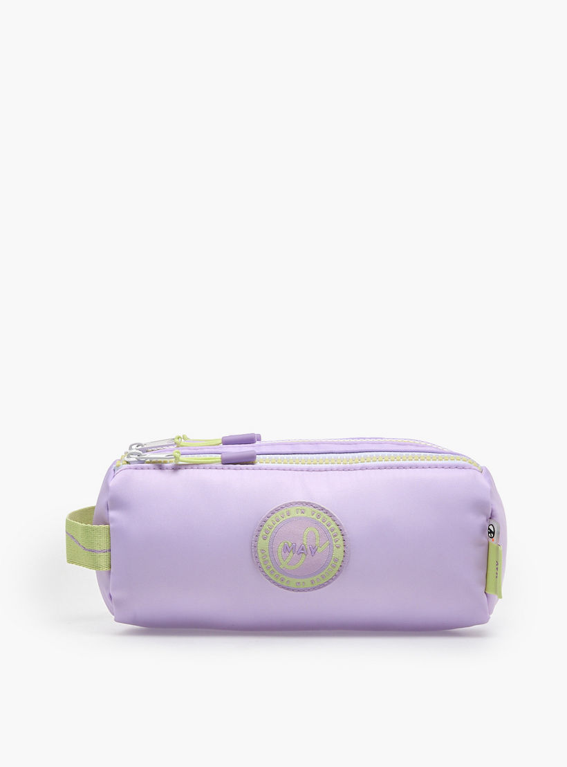 مقلمة أقلام سادة مع 3 مقصورات من ماي فير-school-stationery-pencilcases-image-1