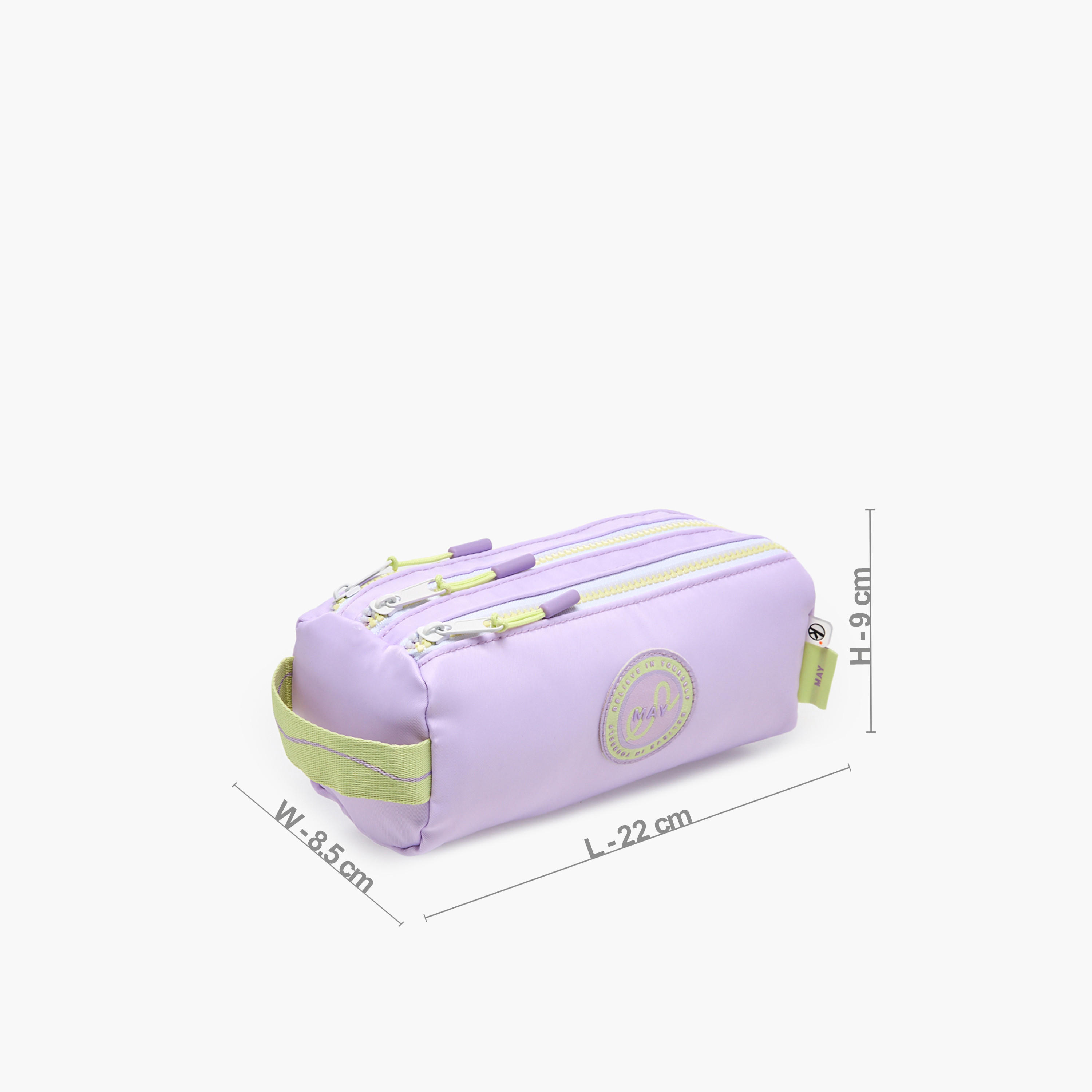 مقلمة أقلام سادة مع 3 مقصورات من ماي فير-school-stationery-pencilcases-image-3