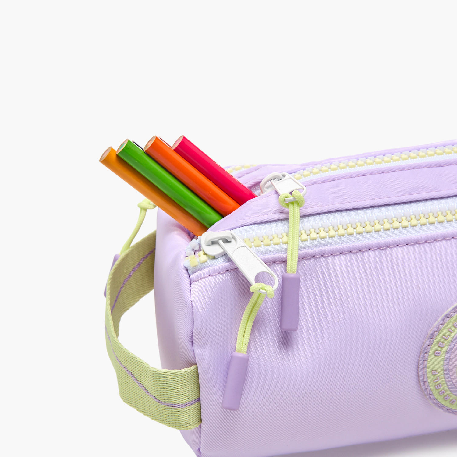 مقلمة أقلام سادة مع 3 مقصورات من ماي فير-school-stationery-pencilcases-image-7