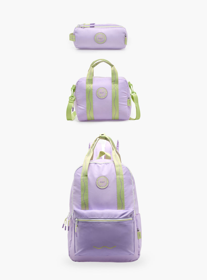 مقلمة أقلام سادة مع 3 مقصورات من ماي فير-school-stationery-pencilcases-image-8