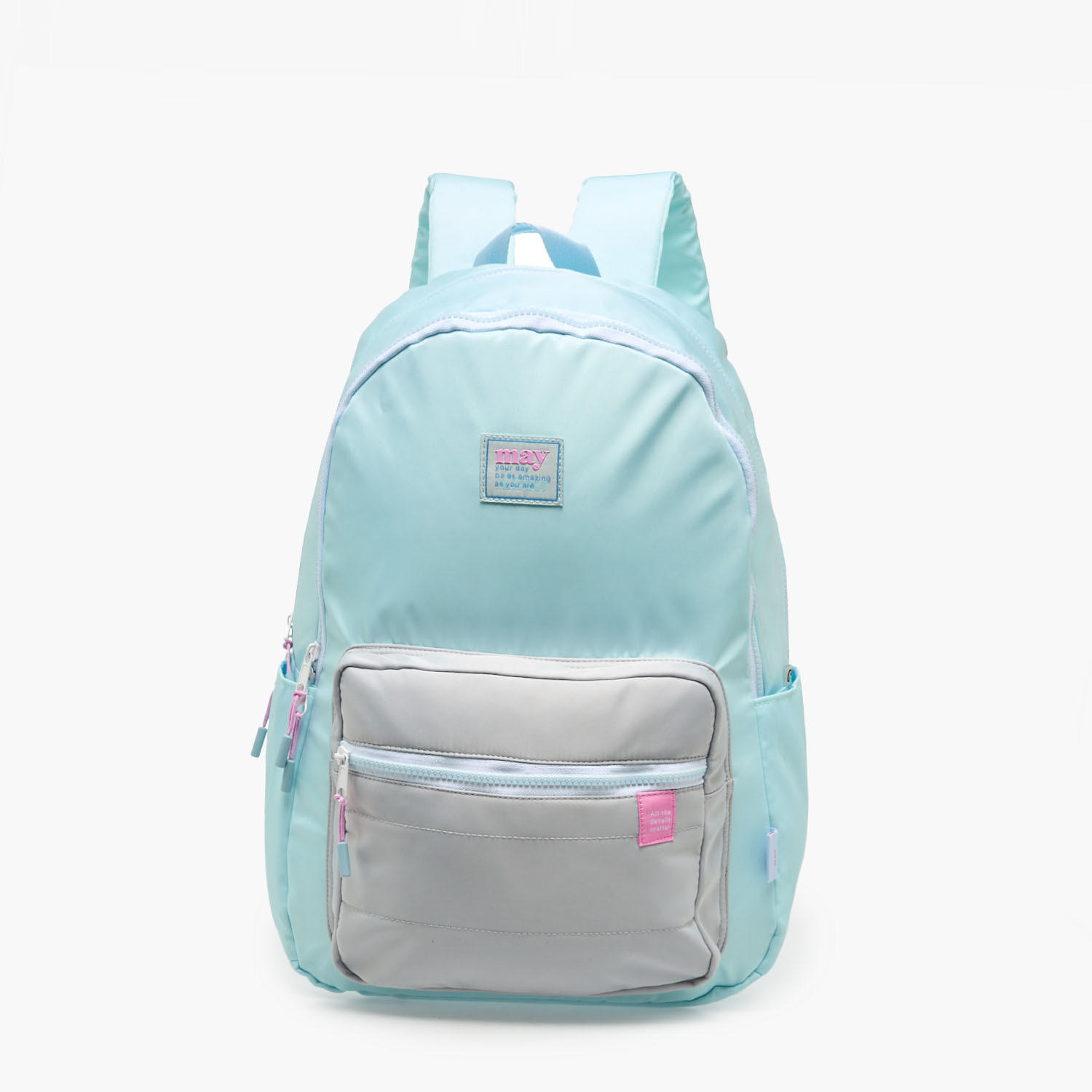 Mayfair Solid Backpack for Girls 8-13 Years with Water Bottle Pocket - 18 inches-school-bagsandbackpacks-backpacks-image-1
