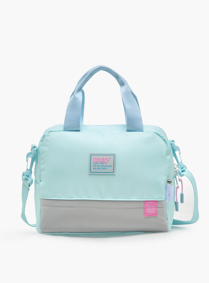 Mayfair Colourblock Lunch Bag for Girls 8-13 Years with Insulation-school-lunchessentials-lunchbags-image-1