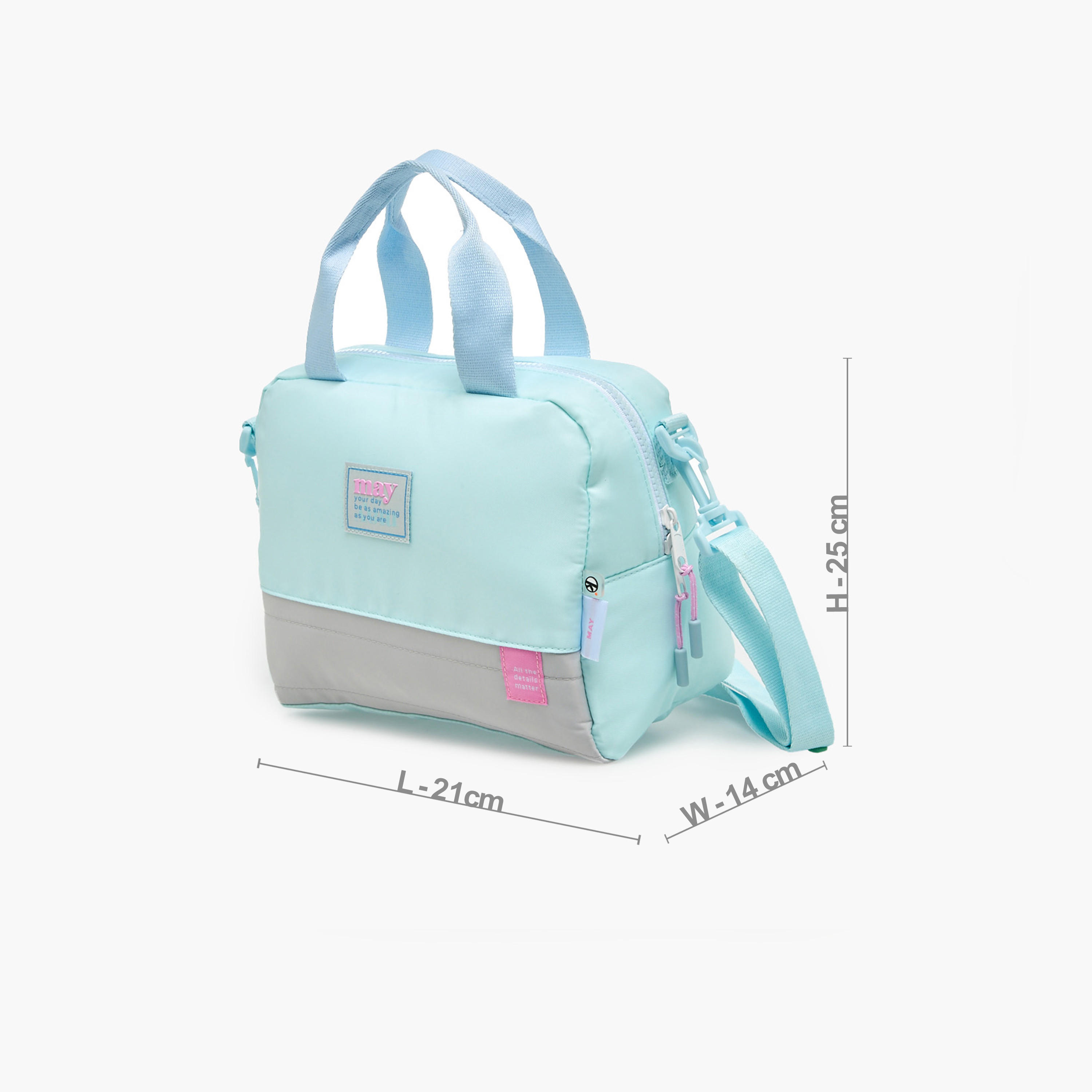 Mayfair Colourblock Lunch Bag for Girls 8-13 Years with Insulation-school-lunchessentials-lunchbags-image-6