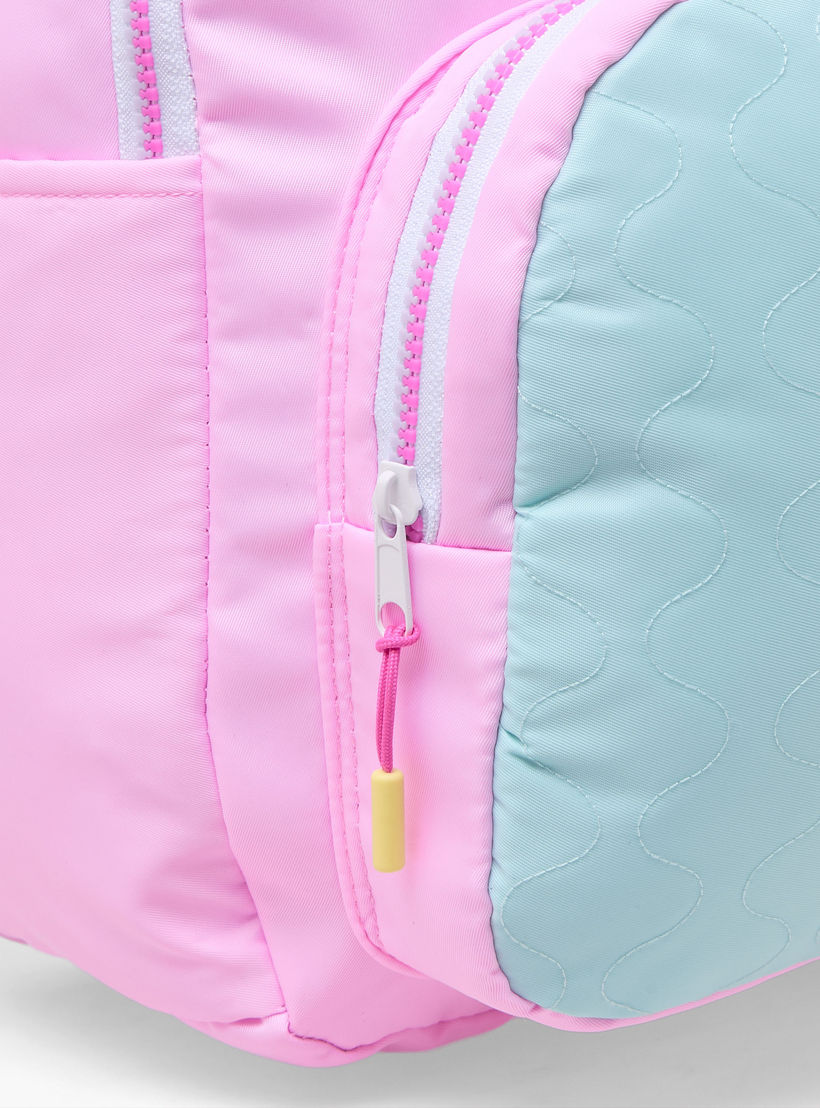 شنطة ظهر بزخارف شعار للبنات بعمر 8 إلى 13 سنة مع جيب لقارورة الماء من مايفير - 17 بوصة-school-bagsandbackpacks-backpacks-image-3