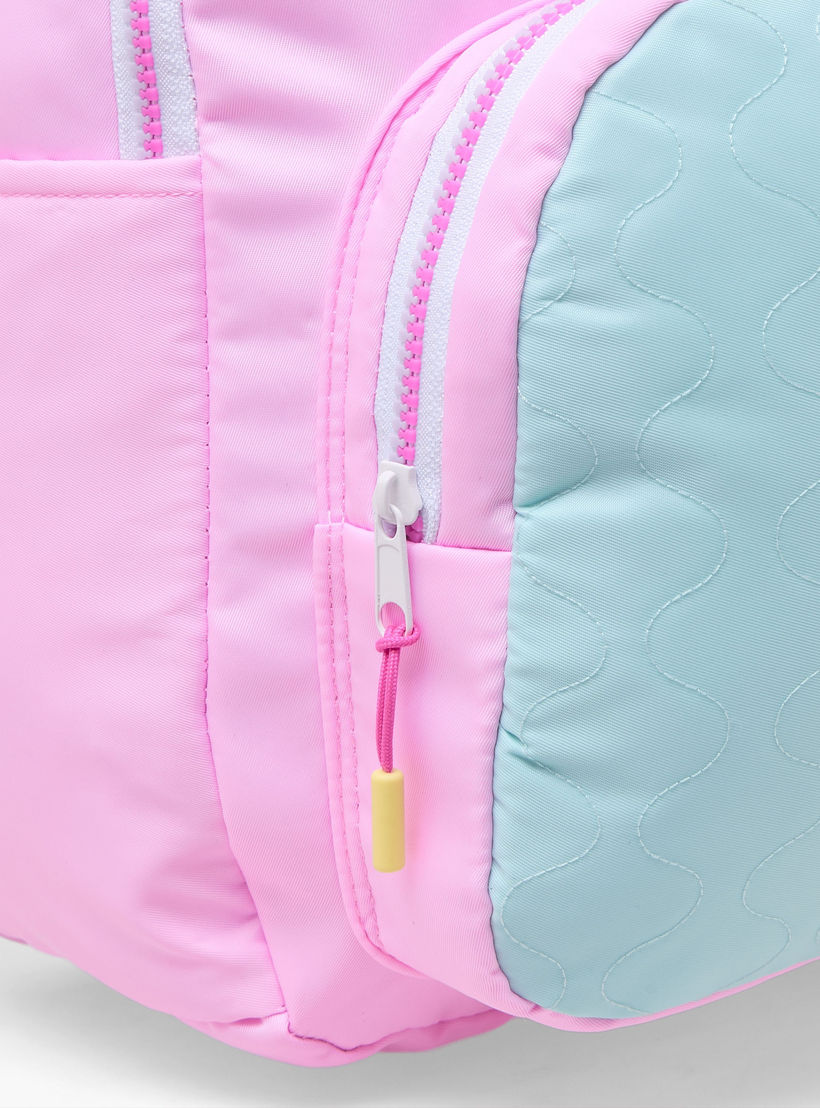 شنطة ظهر بزخارف شعار للبنات بعمر 8 إلى 13 سنة مع جيب لقارورة الماء من مايفير - 17 بوصة-school-bagsandbackpacks-backpacks-image-5