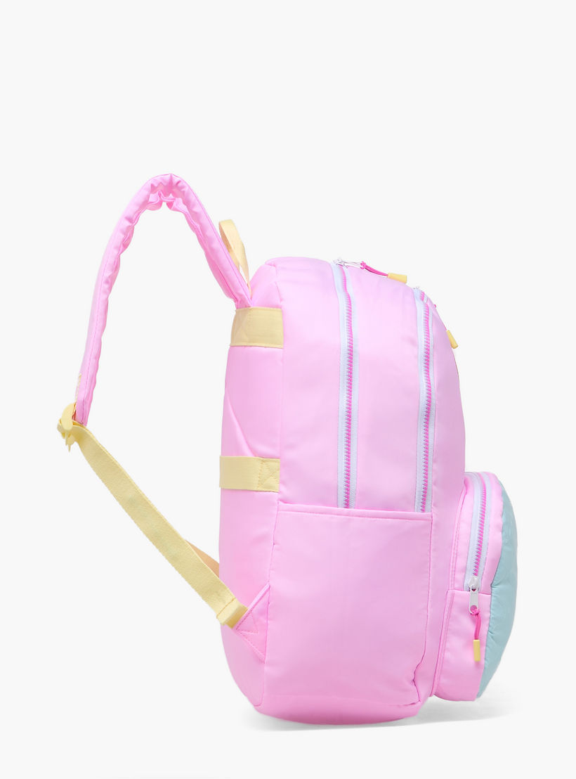 شنطة ظهر بزخارف شعار للبنات بعمر 8 إلى 13 سنة مع جيب لقارورة الماء من مايفير - 17 بوصة-school-bagsandbackpacks-backpacks-image-7