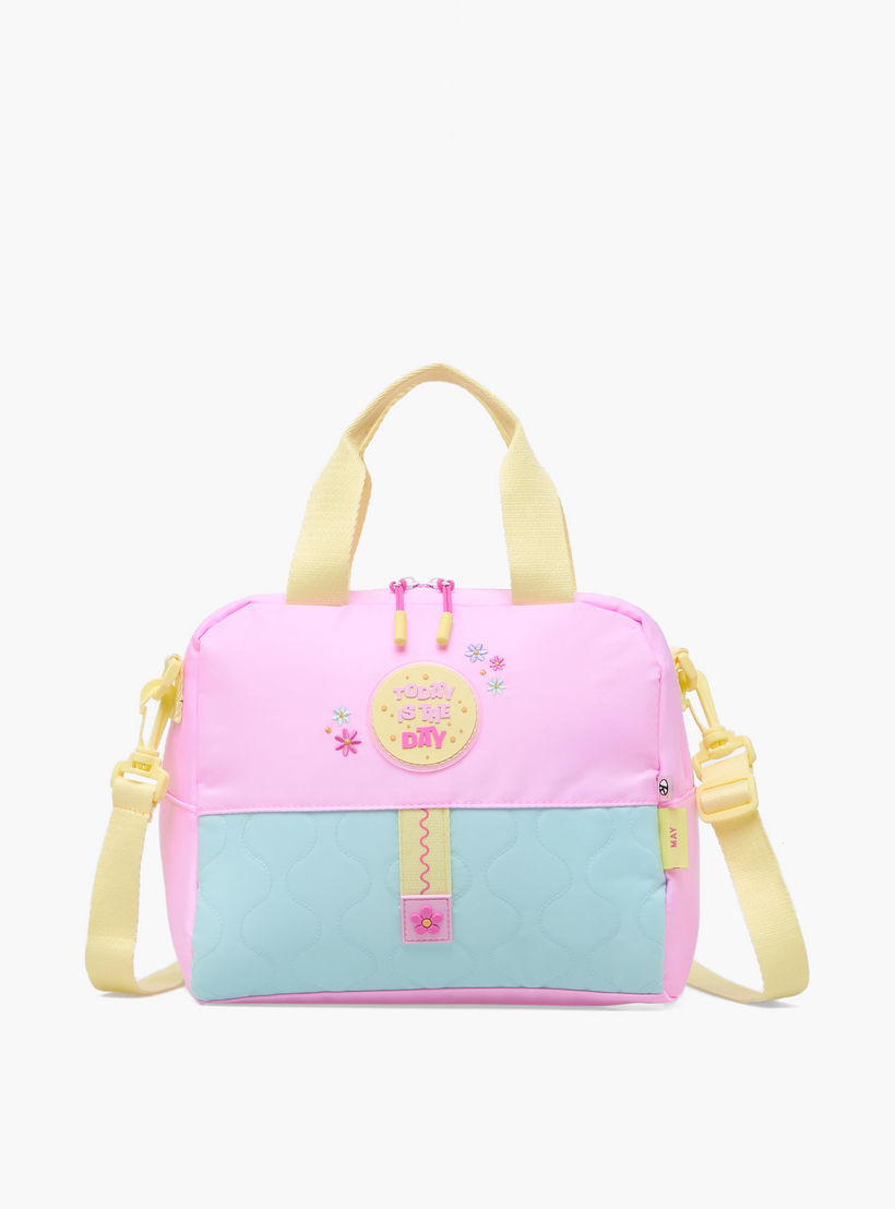 Mayfair Colourblock Lunch Bag for Girls 8-13 Years with Insulation-school-lunchessentials-lunchbags-image-1