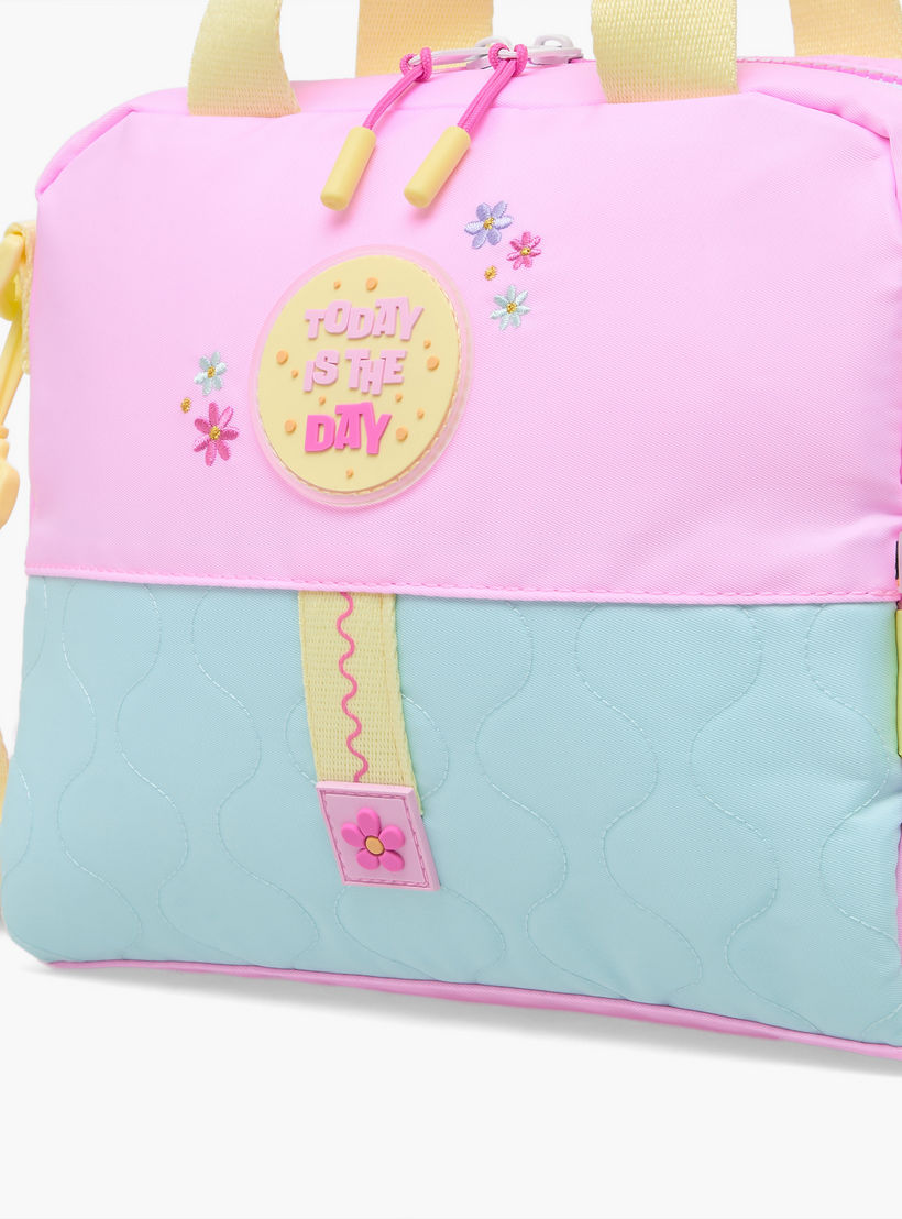 Mayfair Colourblock Lunch Bag for Girls 8-13 Years with Insulation-school-lunchessentials-lunchbags-image-3