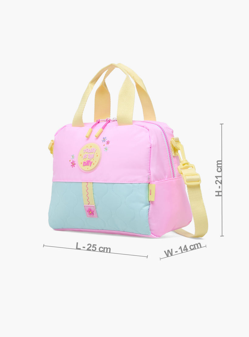 Mayfair Colourblock Lunch Bag for Girls 8-13 Years with Insulation-school-lunchessentials-lunchbags-image-7