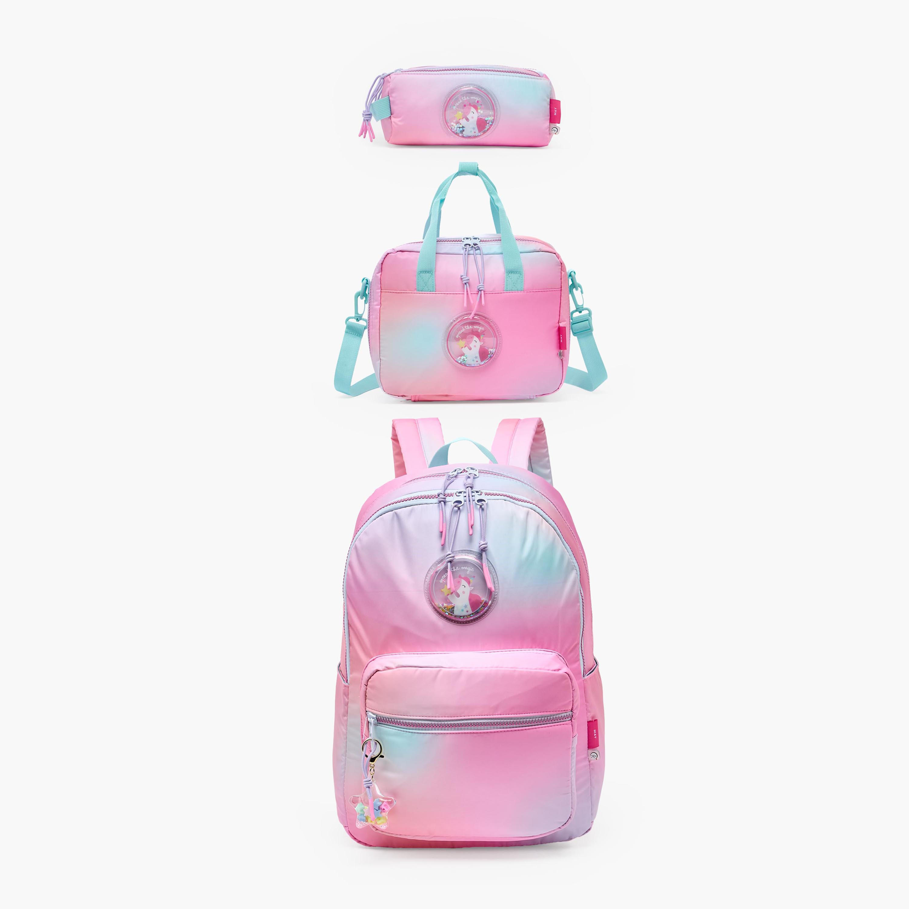 Mayfair Unicorn Backpack for Girls 8-13 Years with Water Bottle Pocket-school-bagsandbackpacks-backpacks-image-10