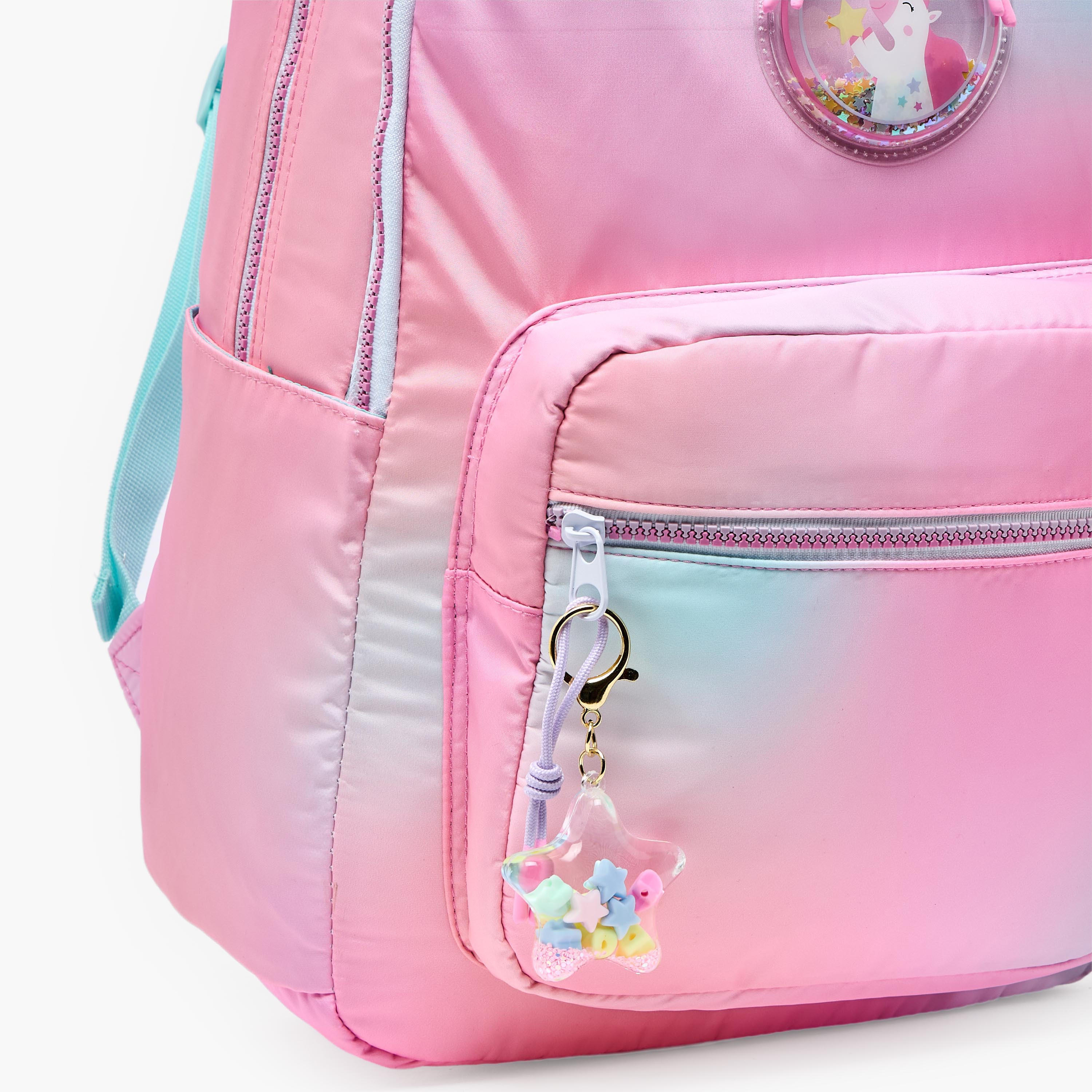 Mayfair Unicorn Backpack for Girls 8-13 Years with Water Bottle Pocket-school-bagsandbackpacks-backpacks-image-5