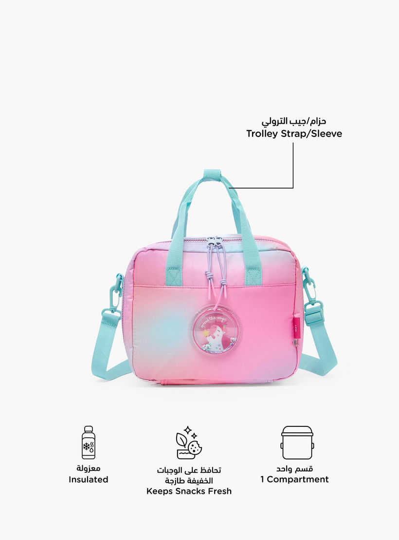 Mayfair Unicorn Accent Lunch Bag for Girls 8-13 Years with Insulation-school-lunchessentials-lunchbags-image-2