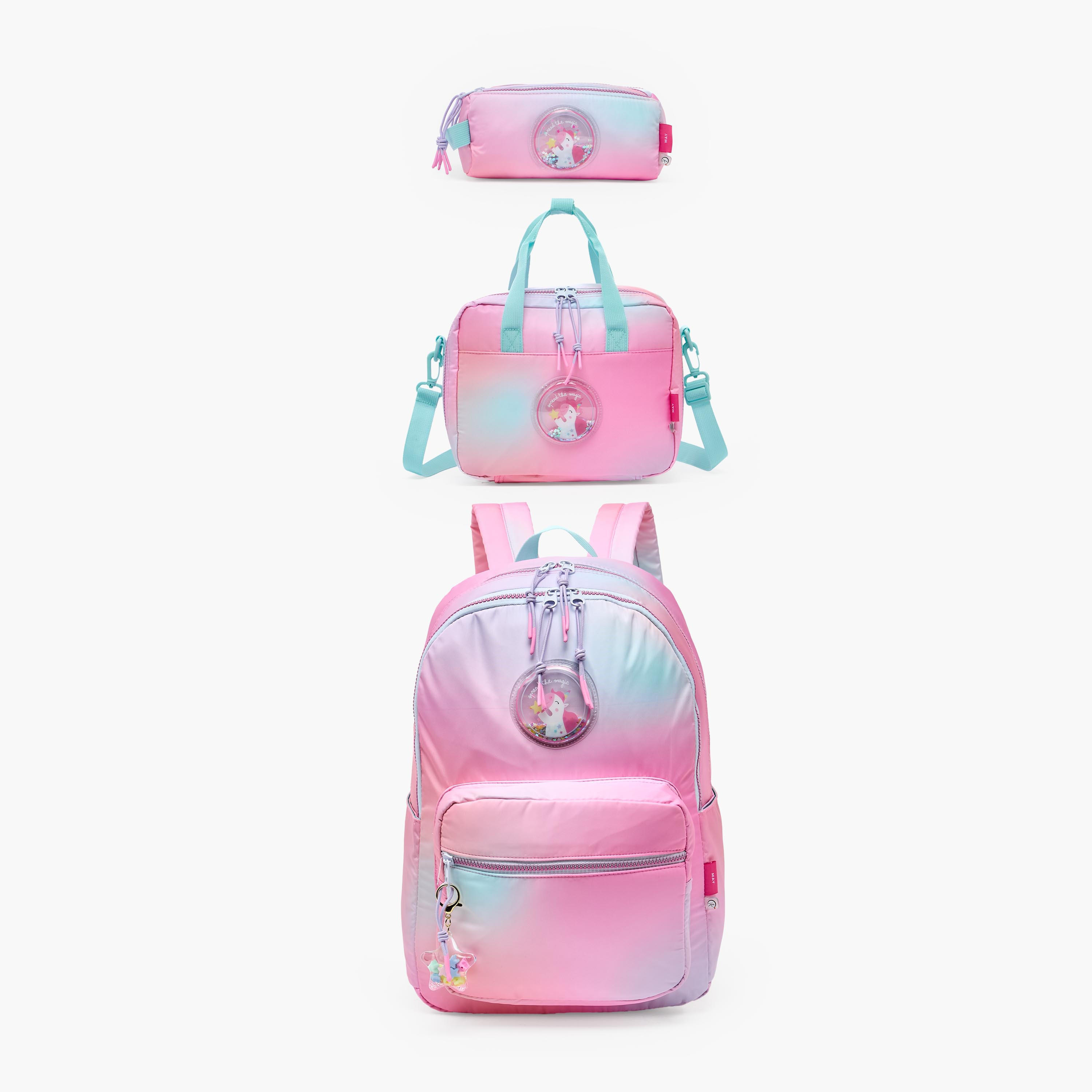 Mayfair Unicorn Accent Lunch Bag for Girls 8-13 Years with Insulation-school-lunchessentials-lunchbags-image-8
