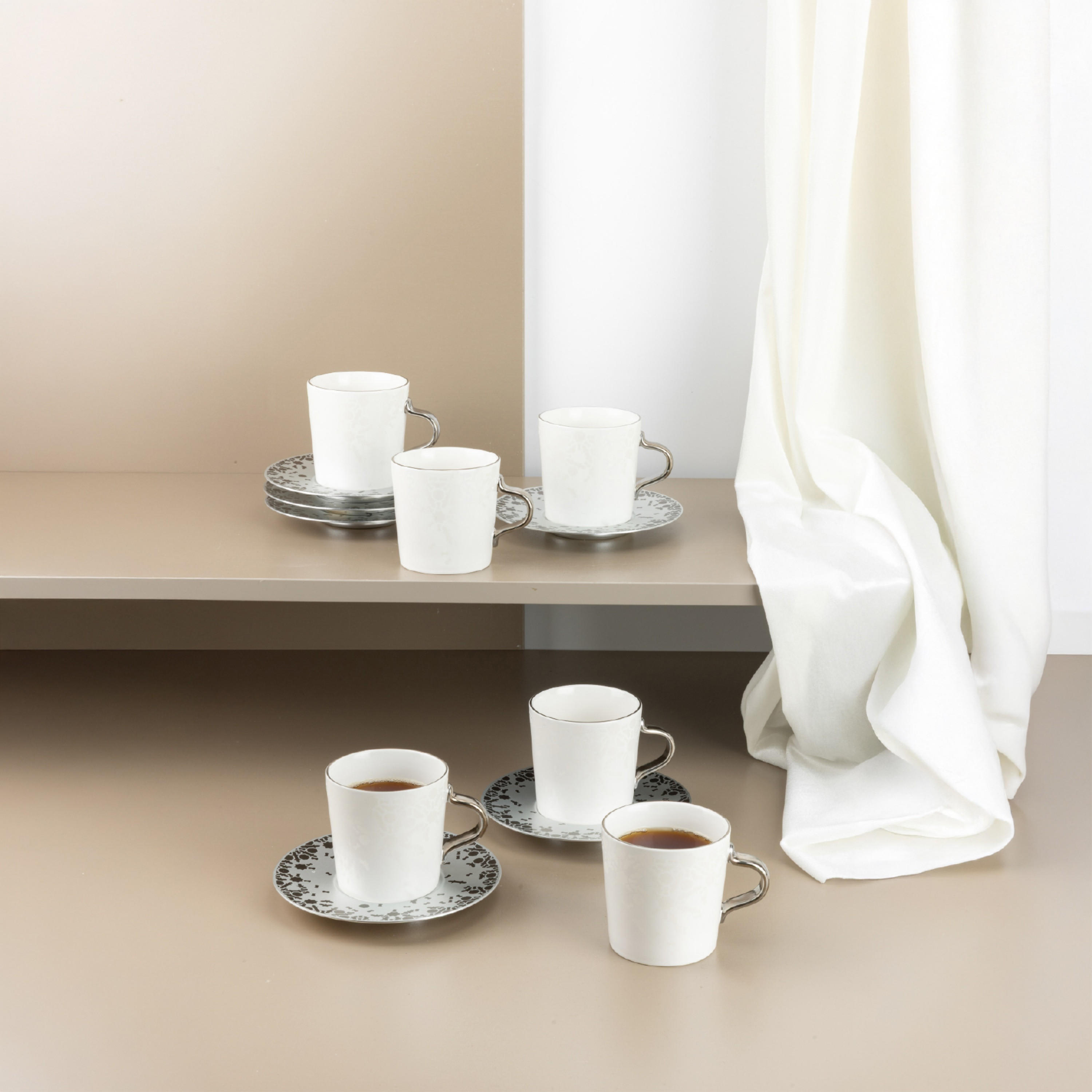 Porcelain Coffee Cup Saucer Set-household-dining-teaandcoffee-teaandcoffeesets-image-3