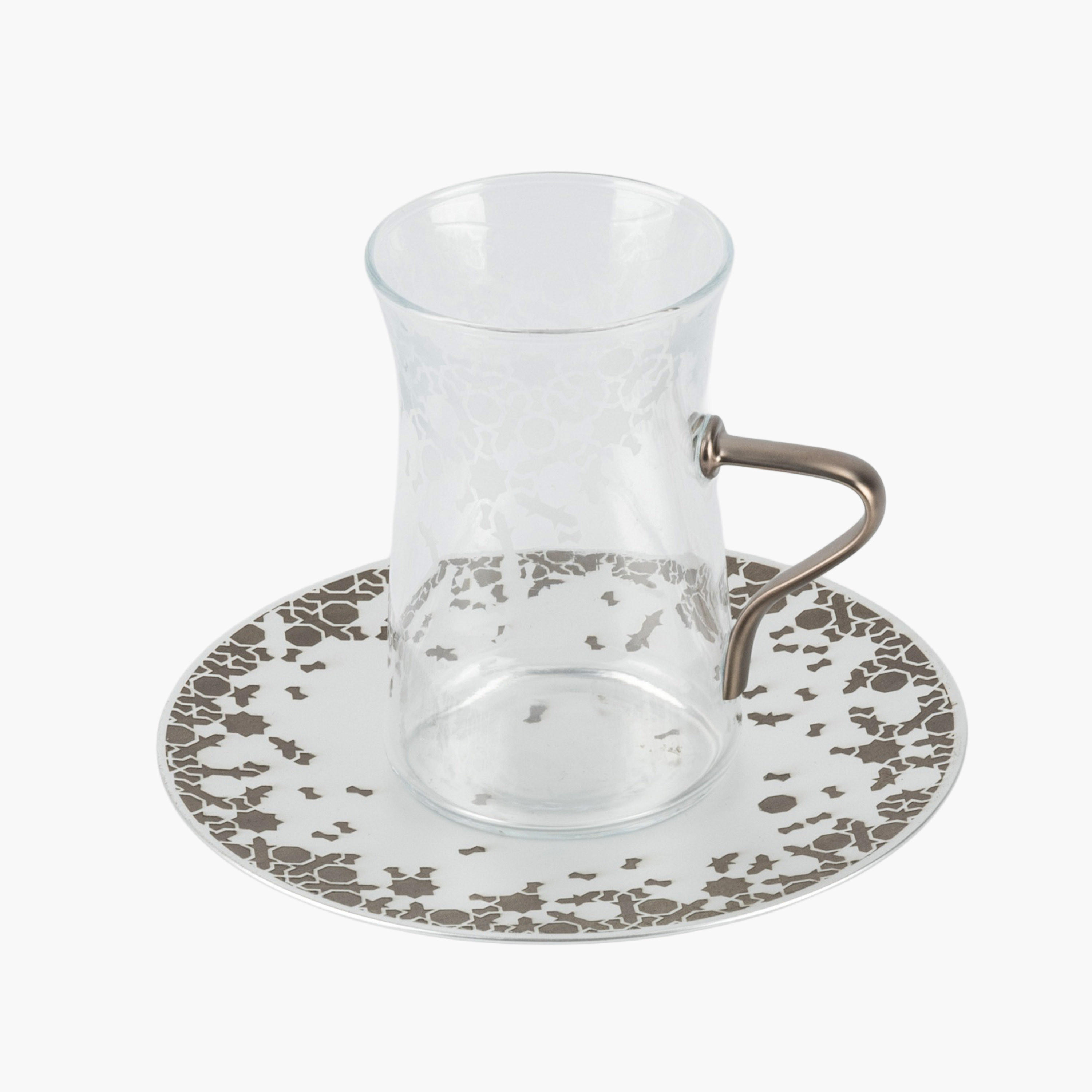Patterned Glass Tea Cup Set-household-dining-teaandcoffee-teaandcoffeesets-image-2