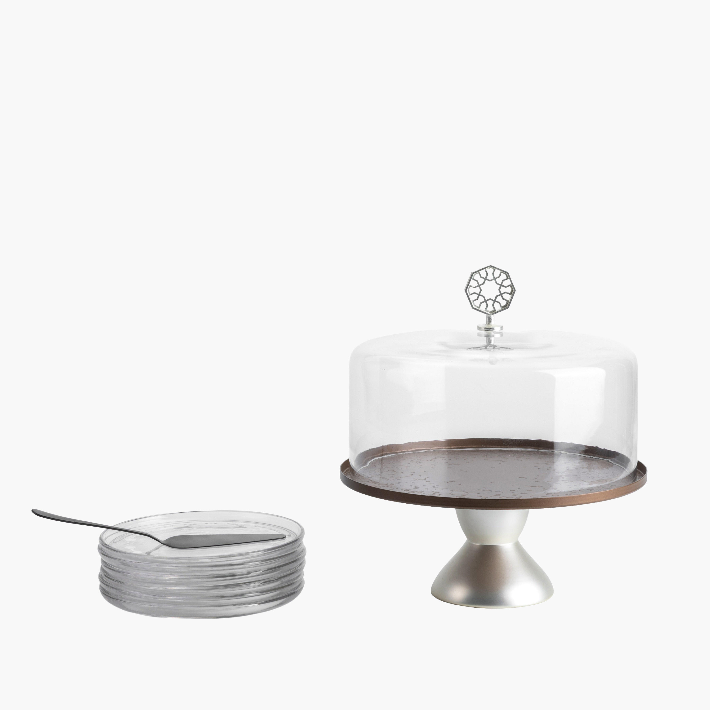 Modern Cake Stand Dome Set-household-dining-serveware-cakestands-image-1