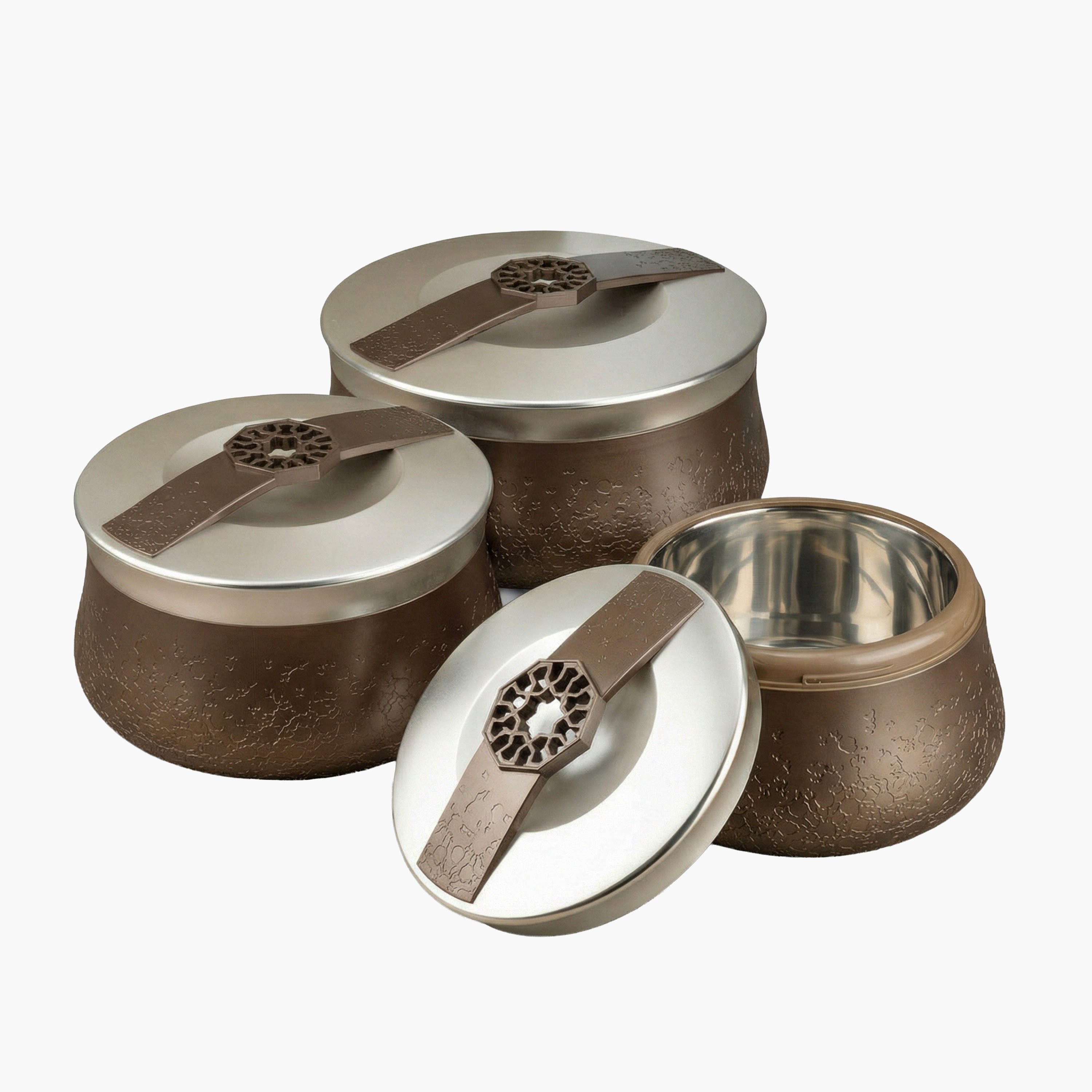 Textured Hotpot Set of 3-household-dining-serveware-foodwarmersandcasseroles-image-2