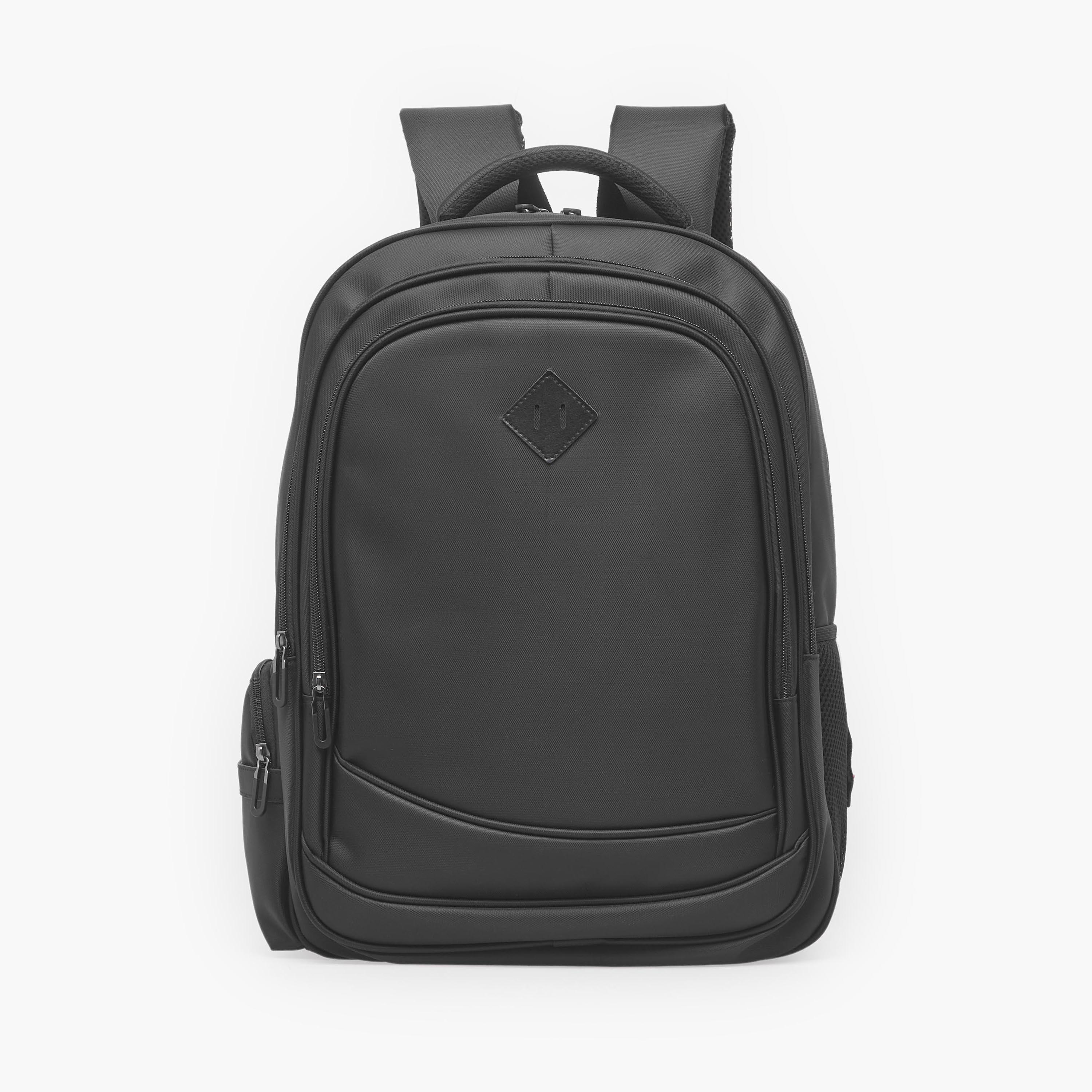 Solid Backpack for Boys 8-13 Years with Padded Straps - 18 inches-school-bagsandbackpacks-backpacks-image-1