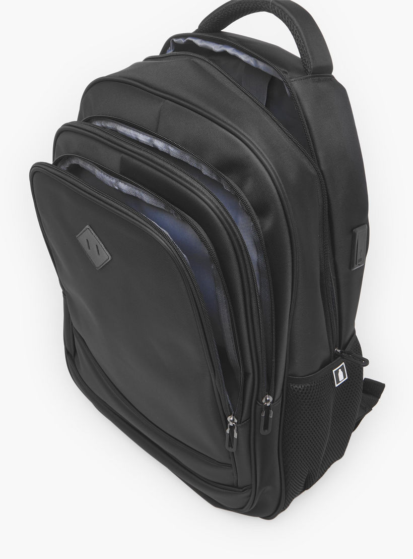 Solid Backpack for Boys 8-13 Years with Padded Straps - 18 inches-school-bagsandbackpacks-backpacks-image-10