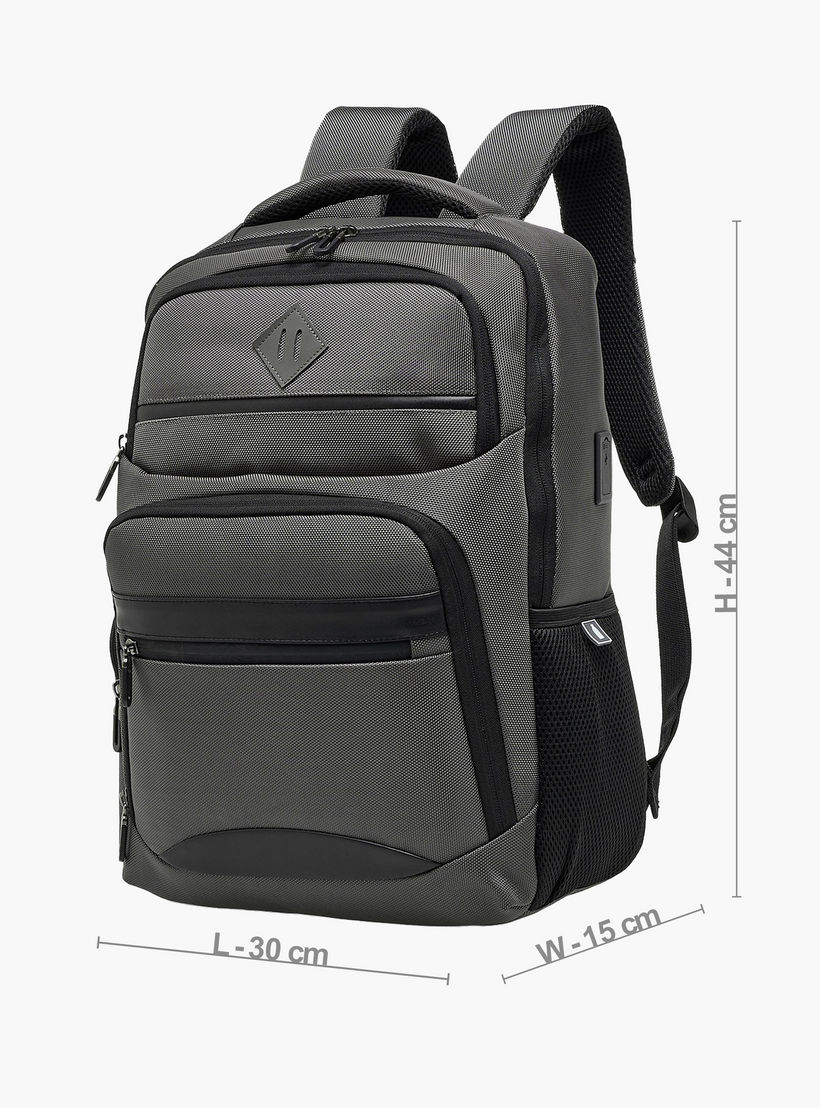 شنطة ظهر بارزة الملمس بأحزمة كتف قابلة للتعديل للأولاد 8 -13 سنة - 18 بوصة-school-bagsandbackpacks-backpacks-image-6