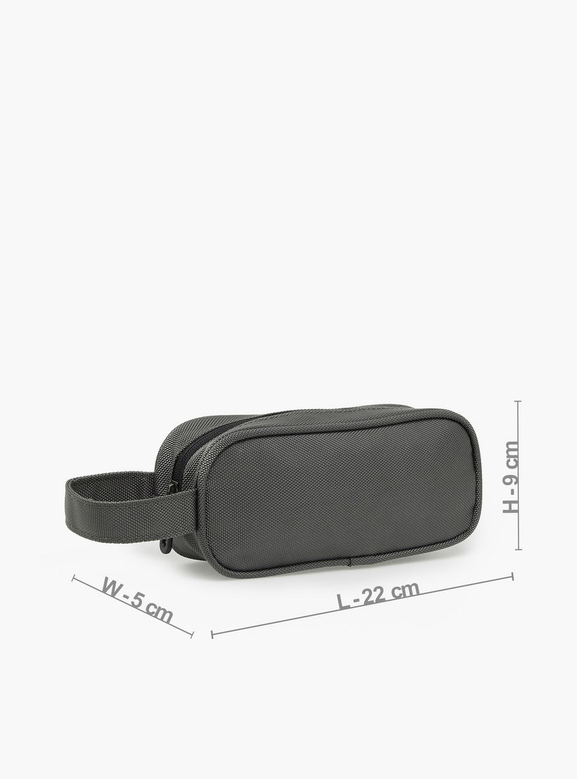 Solid Pencil Pouch with Zip Closure-school-stationery-pencilcases-image-4