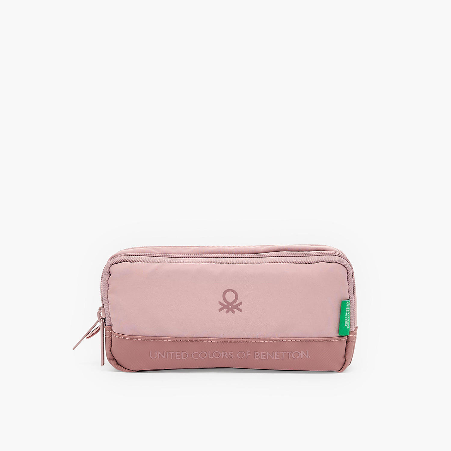 United Colors of Benetton Colourblock Pencil Pouch with 2 Compartments-school-stationery-pencilcases-image-1