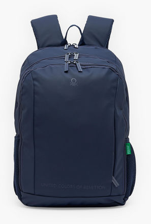 United Colors of Benetton Solid Backpack for Boys 8-13 Years with Adjustable Straps - 18 inches-school-image-1