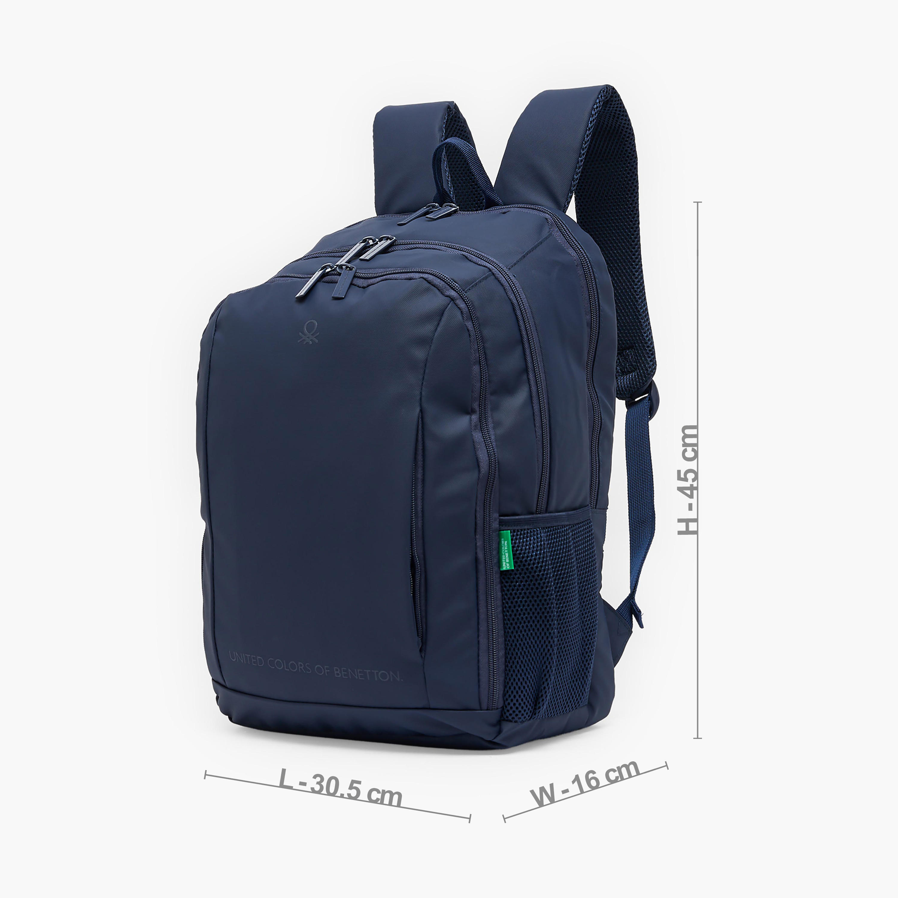 United Colors of Benetton Solid Backpack for Boys 8-13 Years with Adjustable Straps - 18 inches-school-bagsandbackpacks-backpacks-image-8