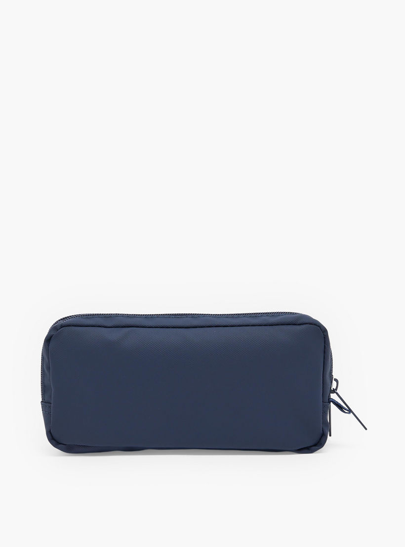 United Colors of Benetton Logo Print Pencil Pouch with 2 Compartments-school-stationery-pencilcases-image-4