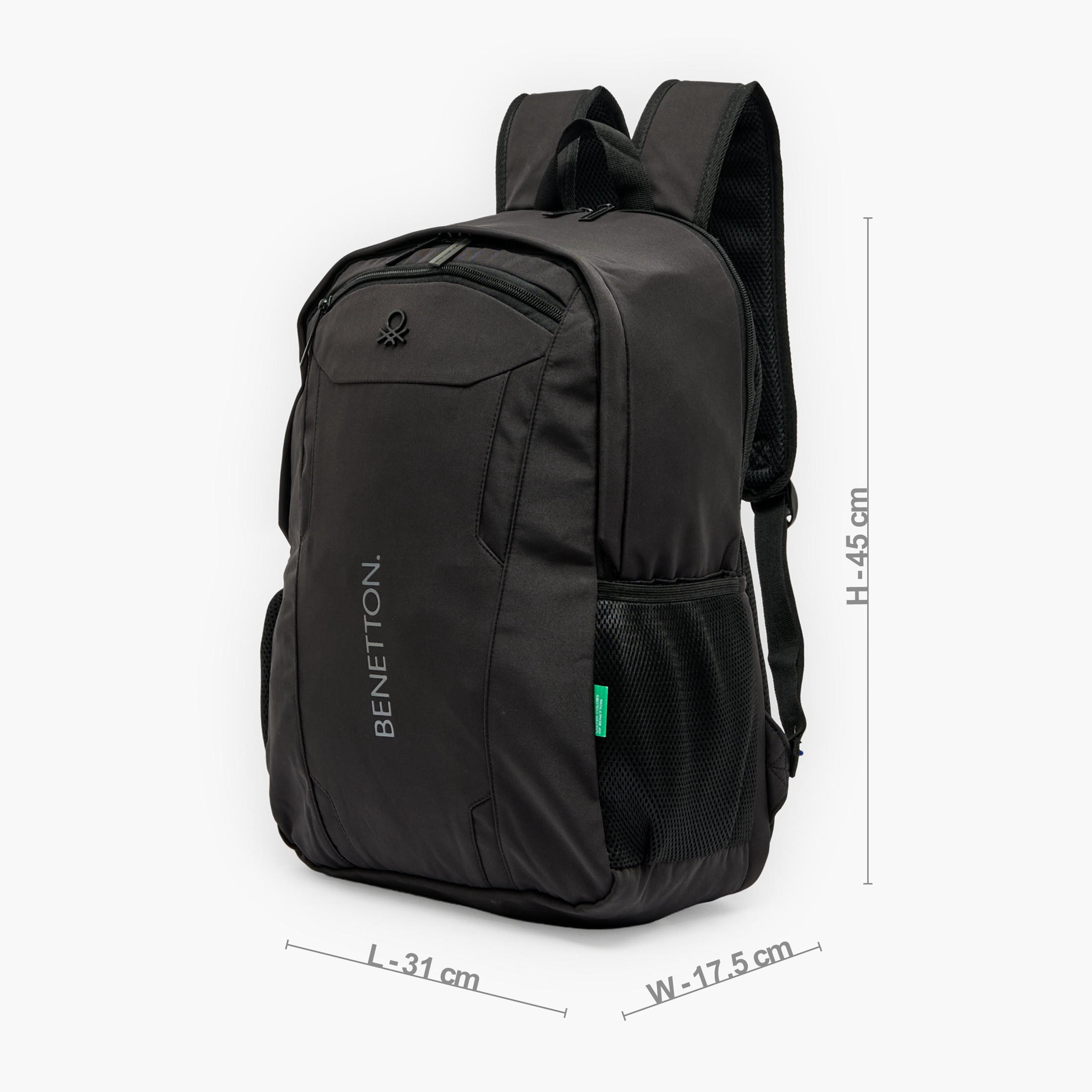 United Colors of Benetton Logo Print Backpack for Boys 8-13 Years with Adjustable Straps - 18 inches-school-bagsandbackpacks-backpacks-image-6